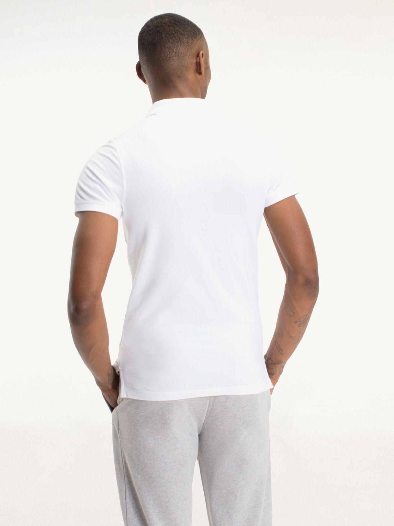 Polo Original Flag Slim Blanco Tommy Jeans E2-1