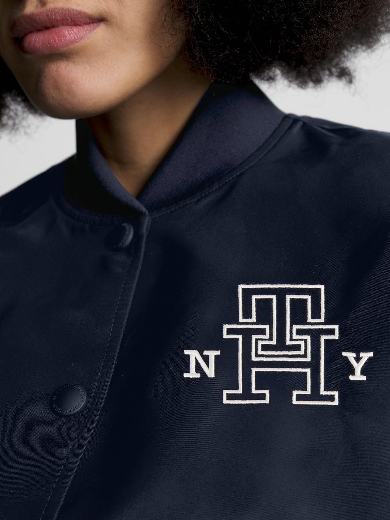 Bomber Varsity Logo Monogram Azul Tommy Hilfiger-3