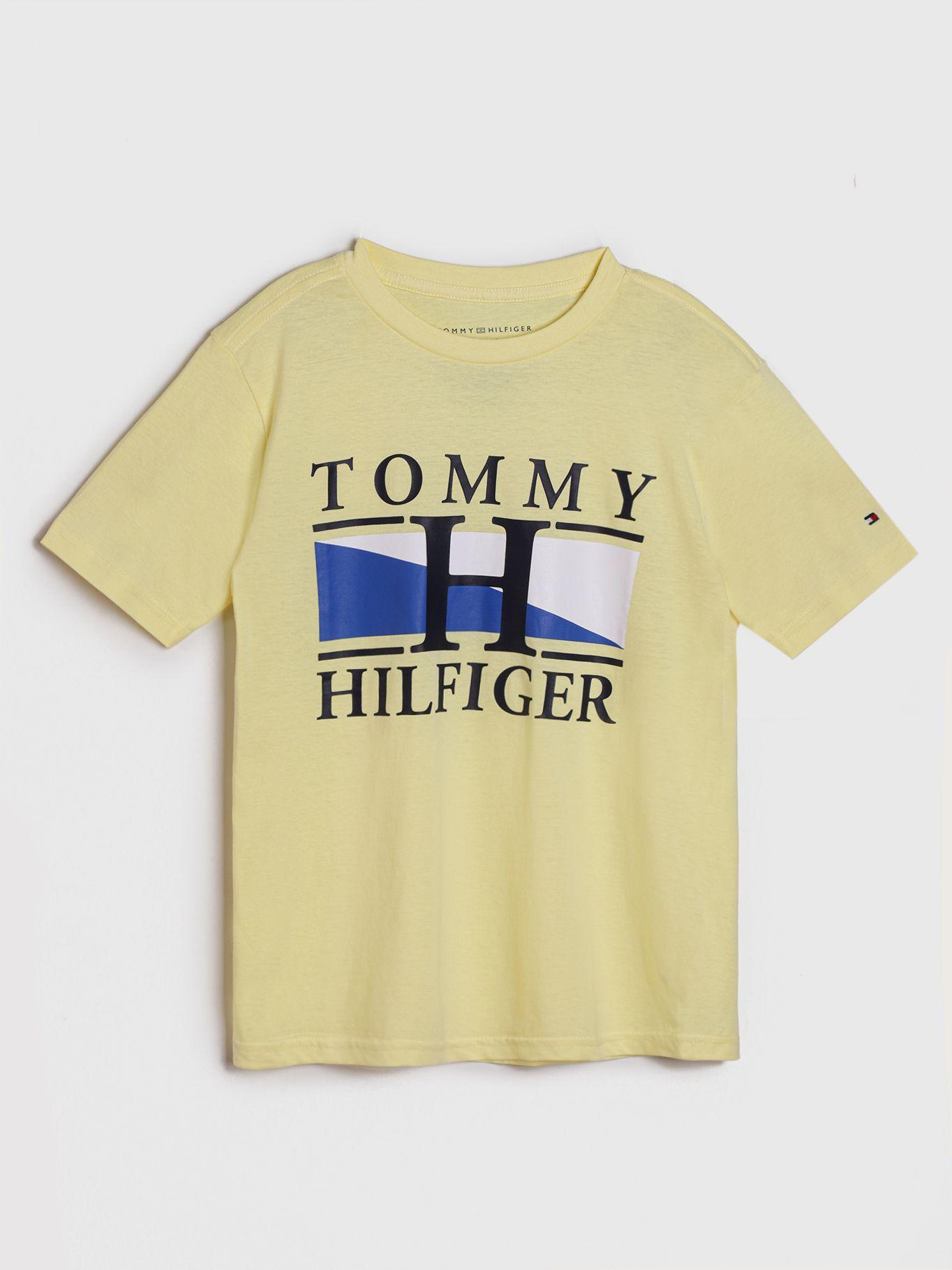 Polera Core Classic Logo Amarillo Tommy Hilfiger-0