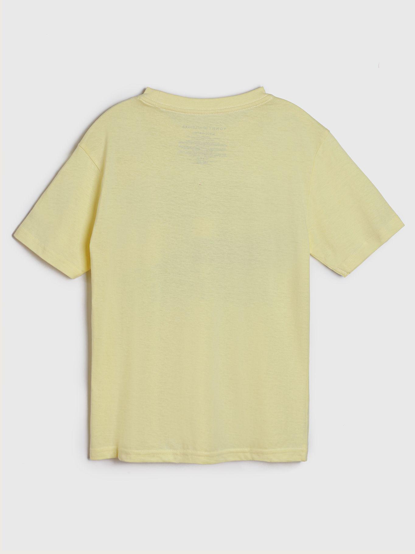Polera Core Classic Logo Amarillo Tommy Hilfiger-1