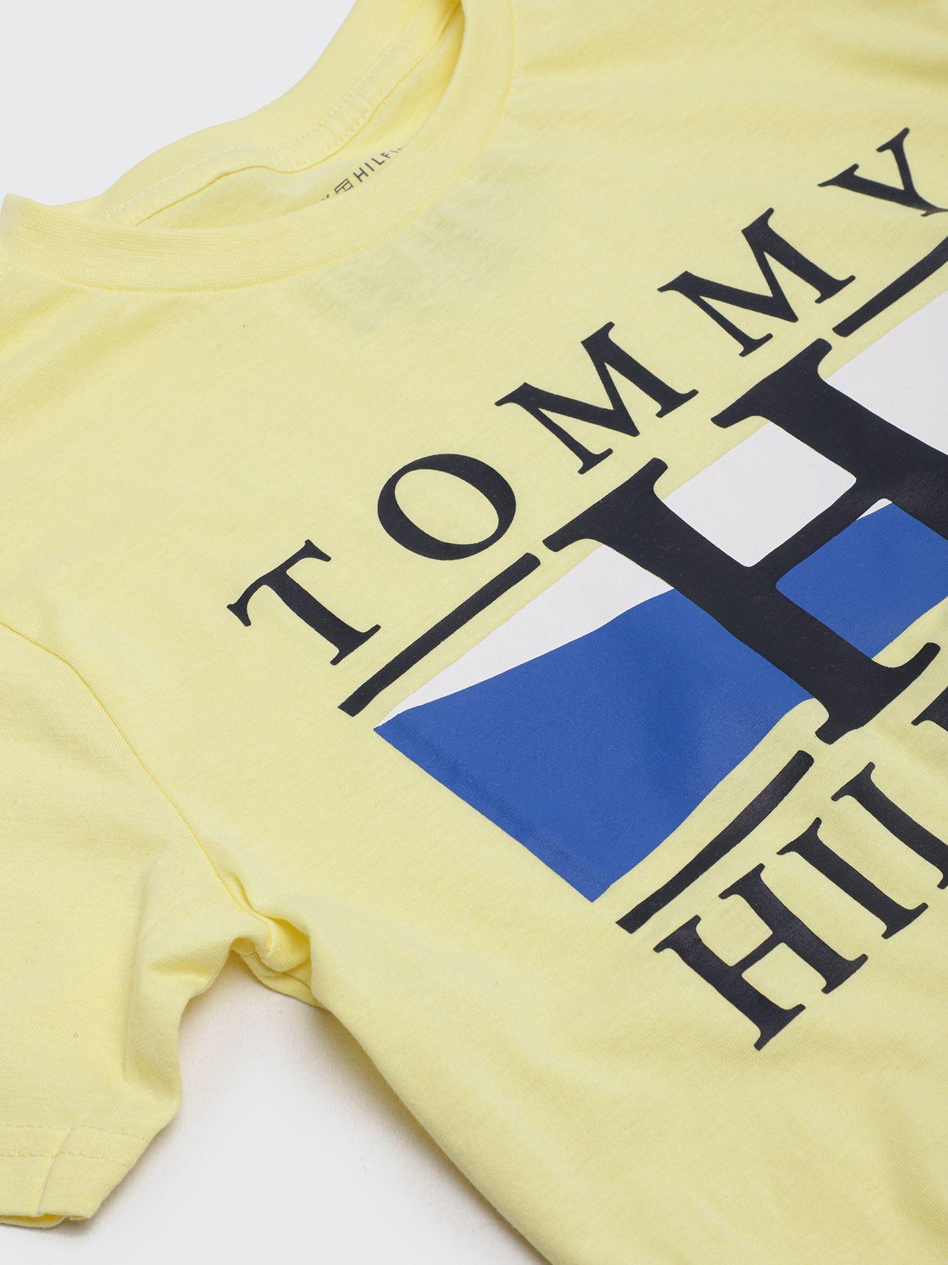 Polera Core Classic Logo Amarillo Tommy Hilfiger-2