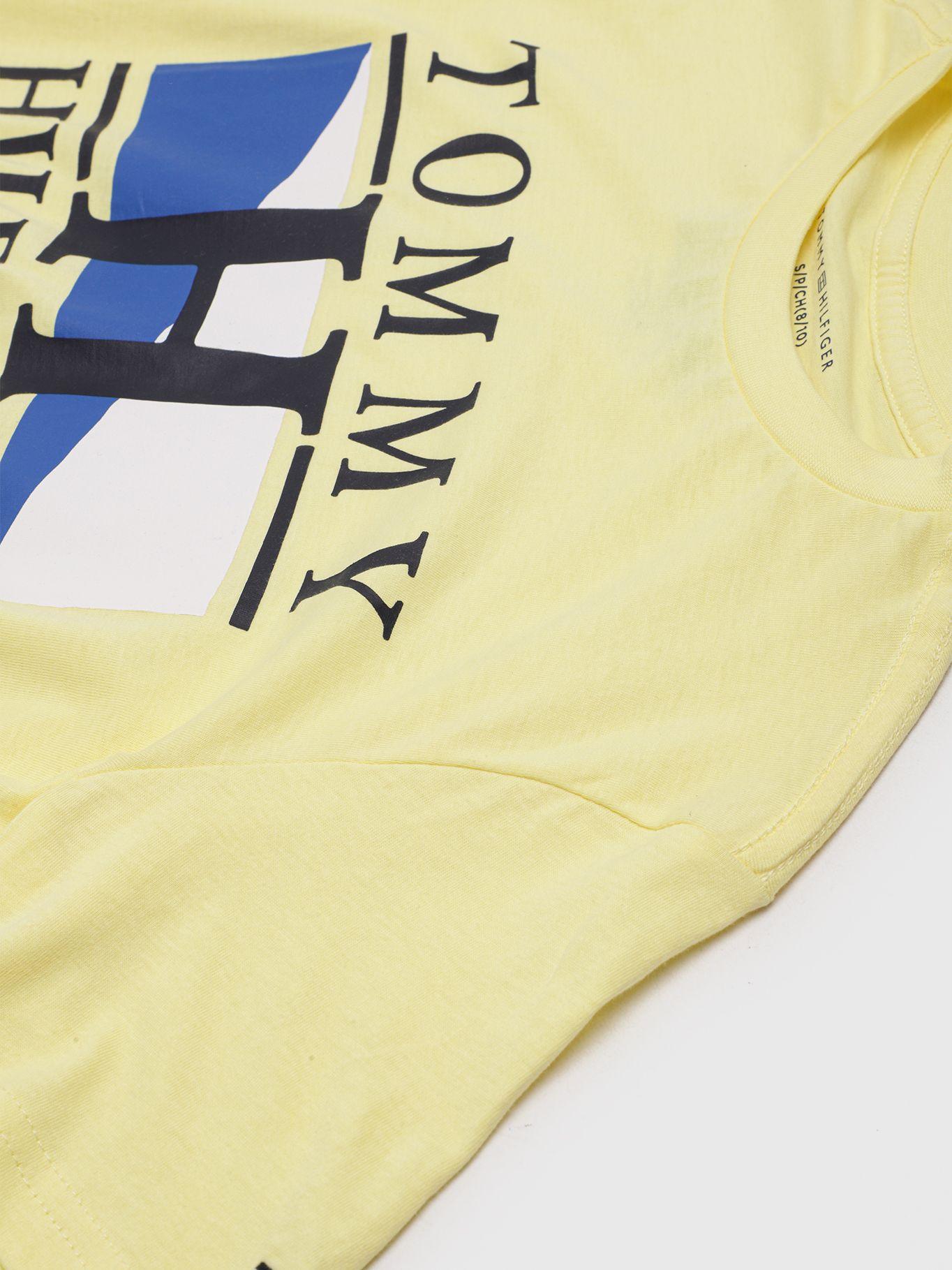 Polera Core Classic Logo Amarillo Tommy Hilfiger-3