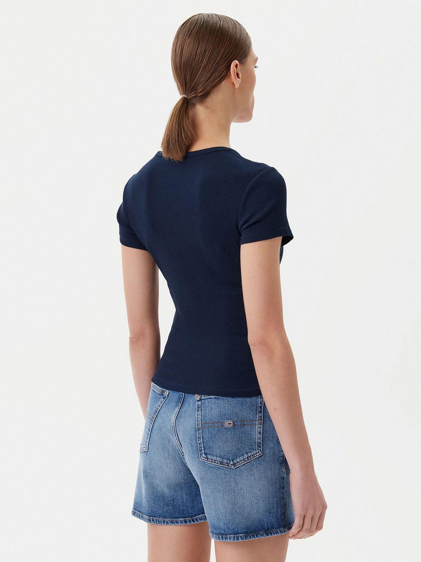 Polera De Rayas Slim Fit Azul Tommy Jeans-2