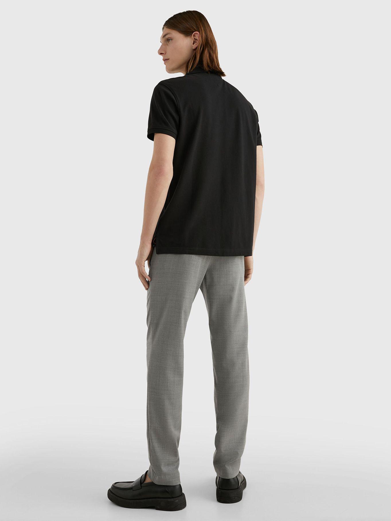 Polo Contrast Placket Regular Fit Negro Tommy Hilfiger-2