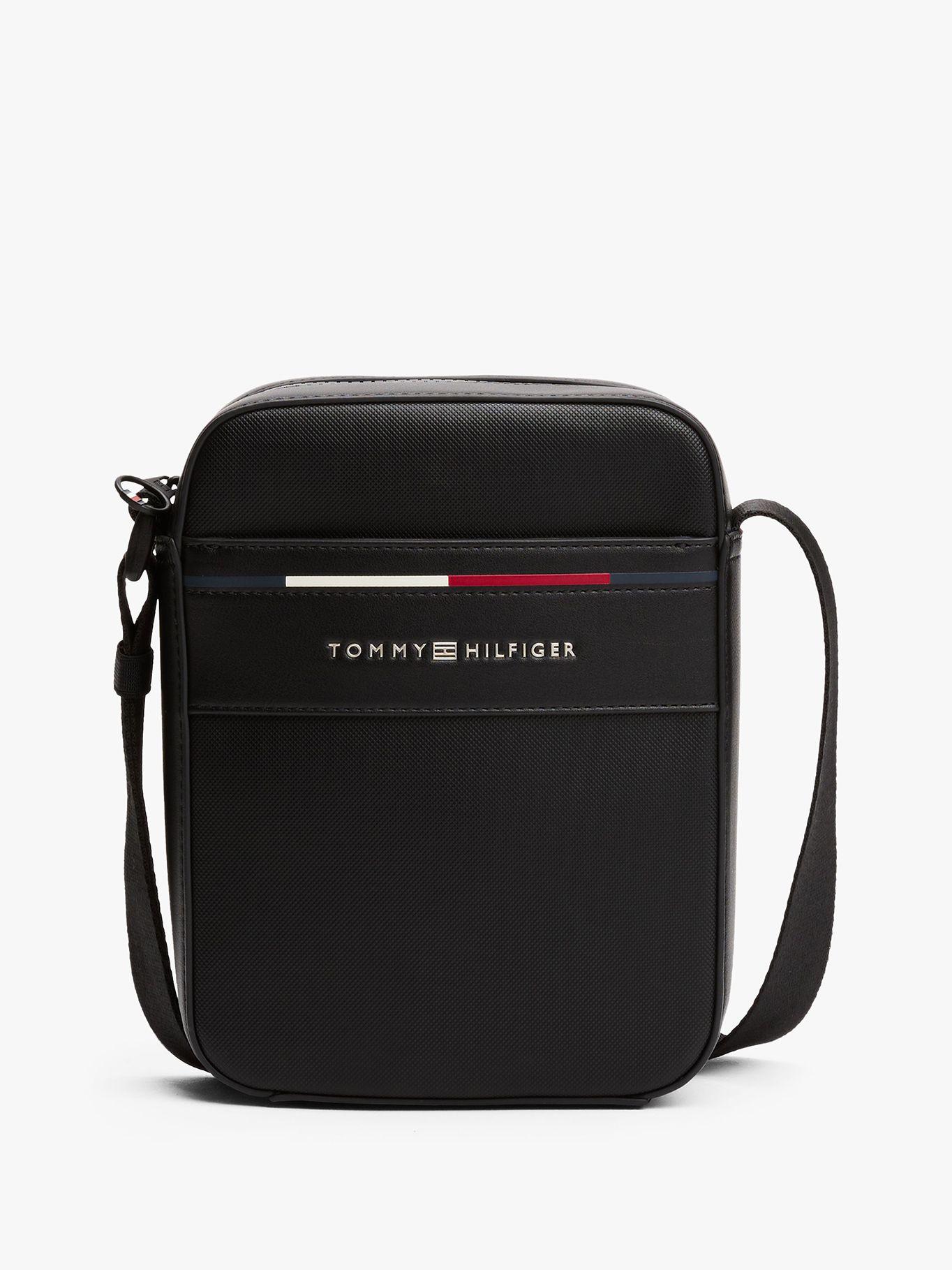 Bolso Reporter Signature Negro Tommy Hilfiger-0