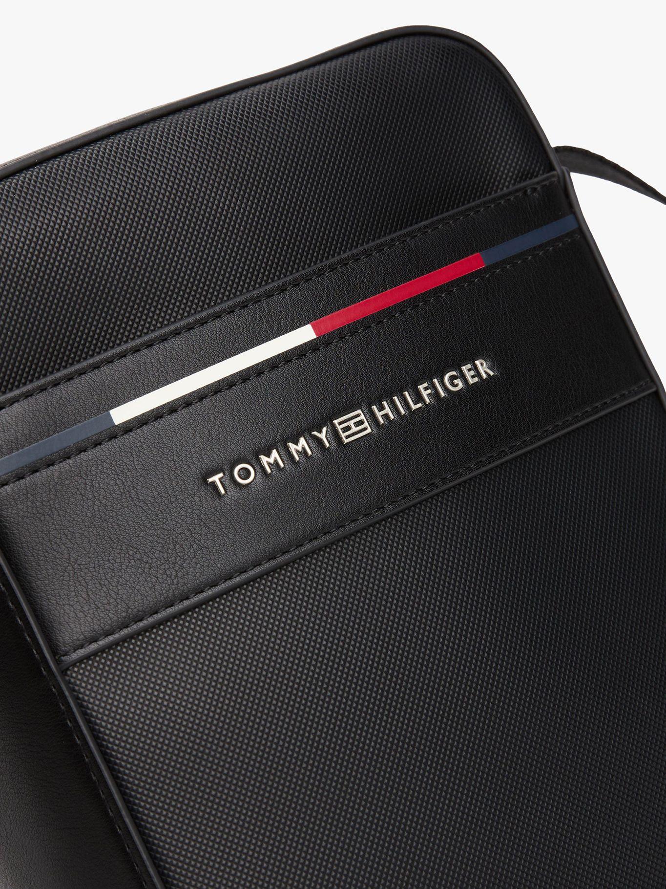 Bolso Reporter Signature Negro Tommy Hilfiger-4