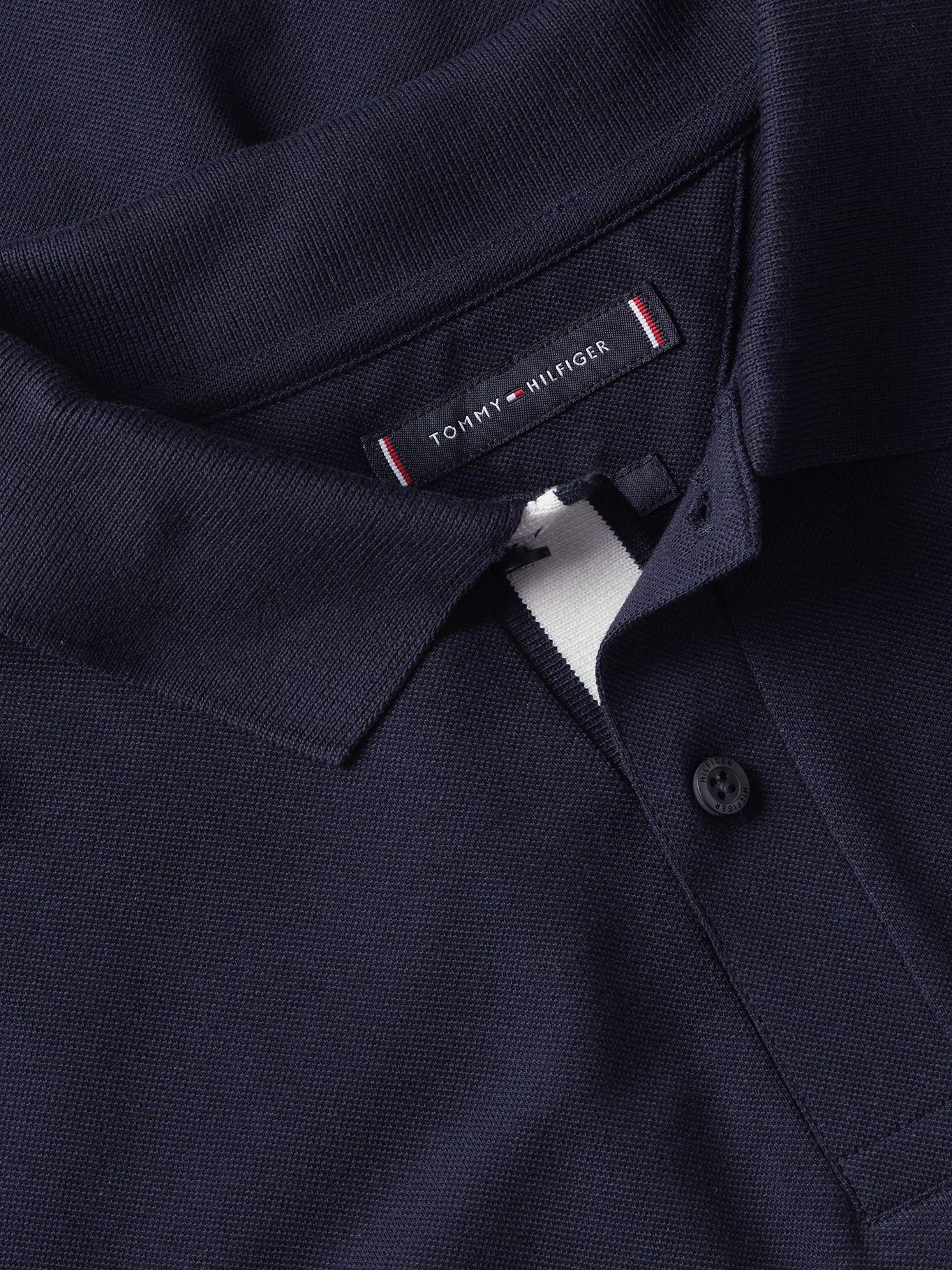 Polo Con Cinta Logo Distintiva Azul Tommy Hilfiger-3