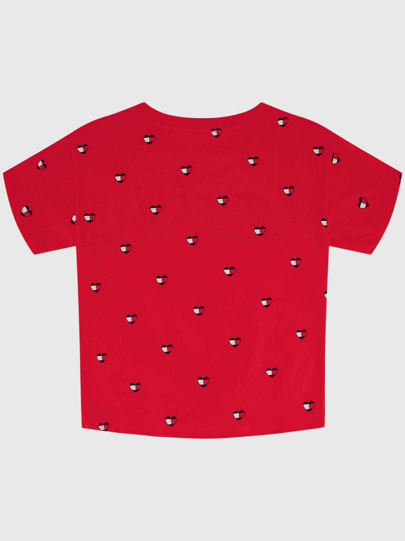 Polera Print De Corazones Rojo Tommy Hilfiger-1