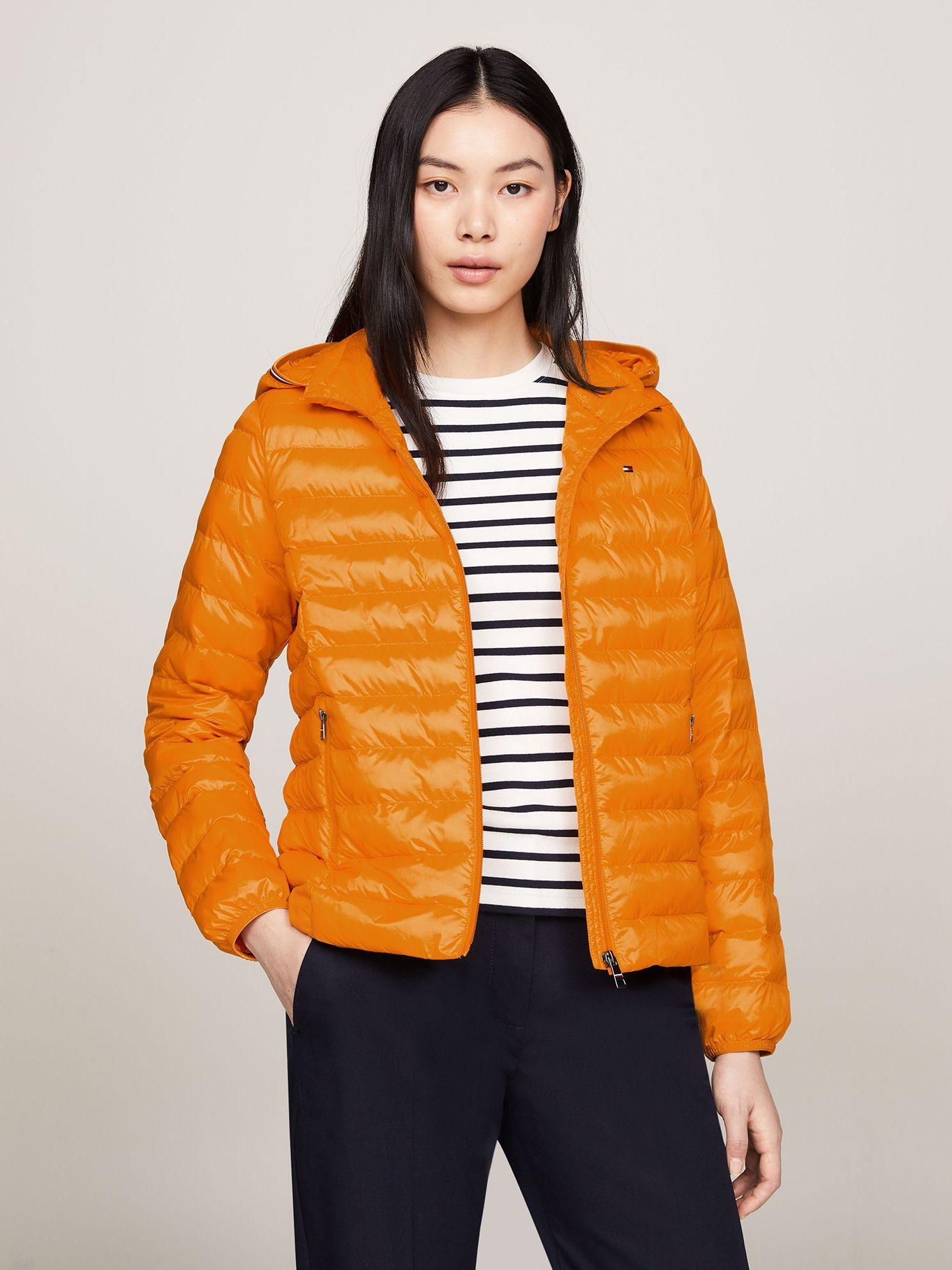 Parka Acolchada Global Stripe Naranjo Tommy Hilfiger-0