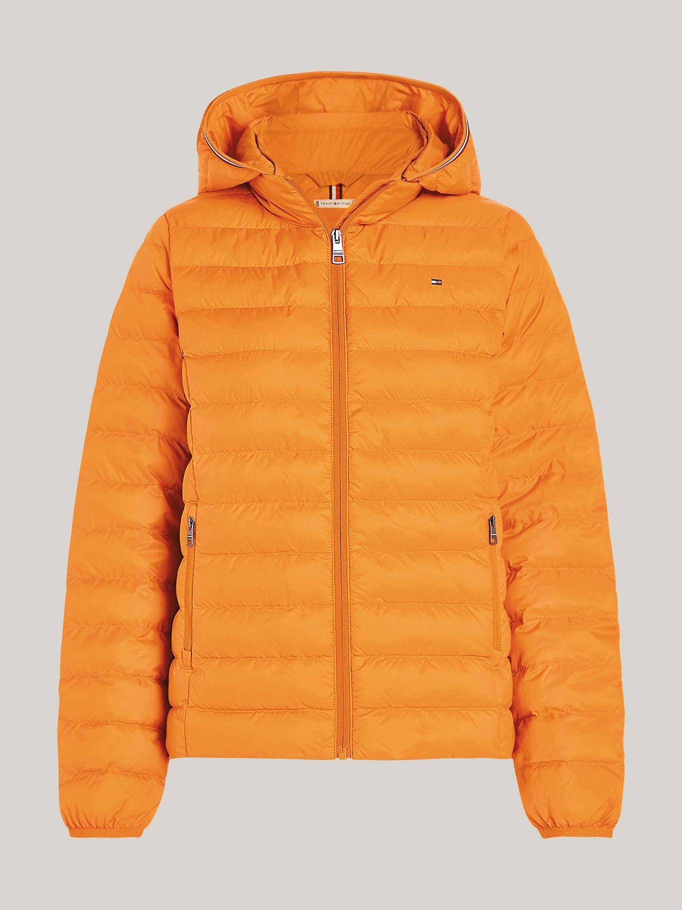 Parka Acolchada Global Stripe Naranjo Tommy Hilfiger-4