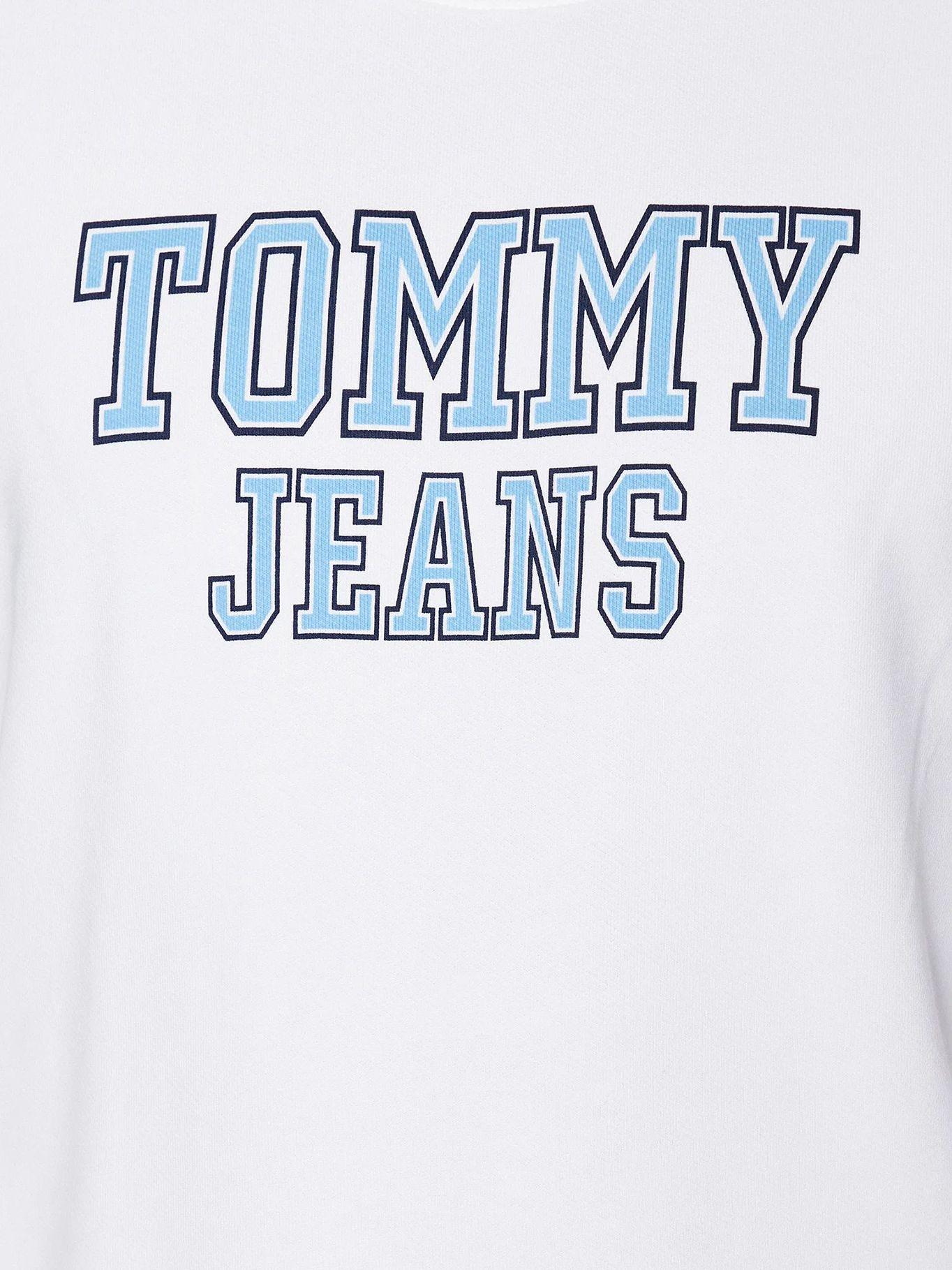 Polerón Regular Entry Graphic Blanco Tommy Jeans-4
