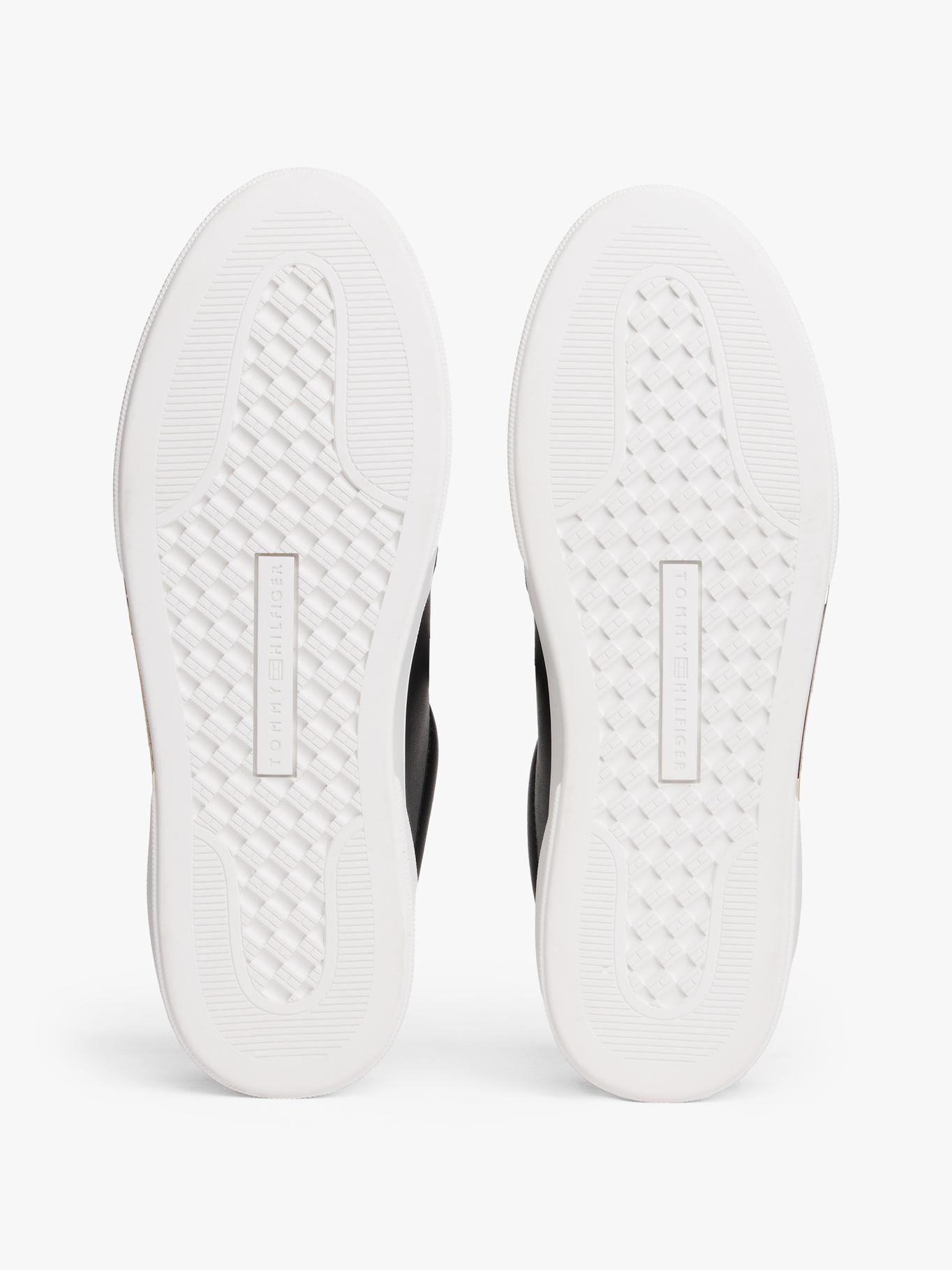 Zapatillas De Cuero Essential Chic Negro Tommy Hilfiger-4