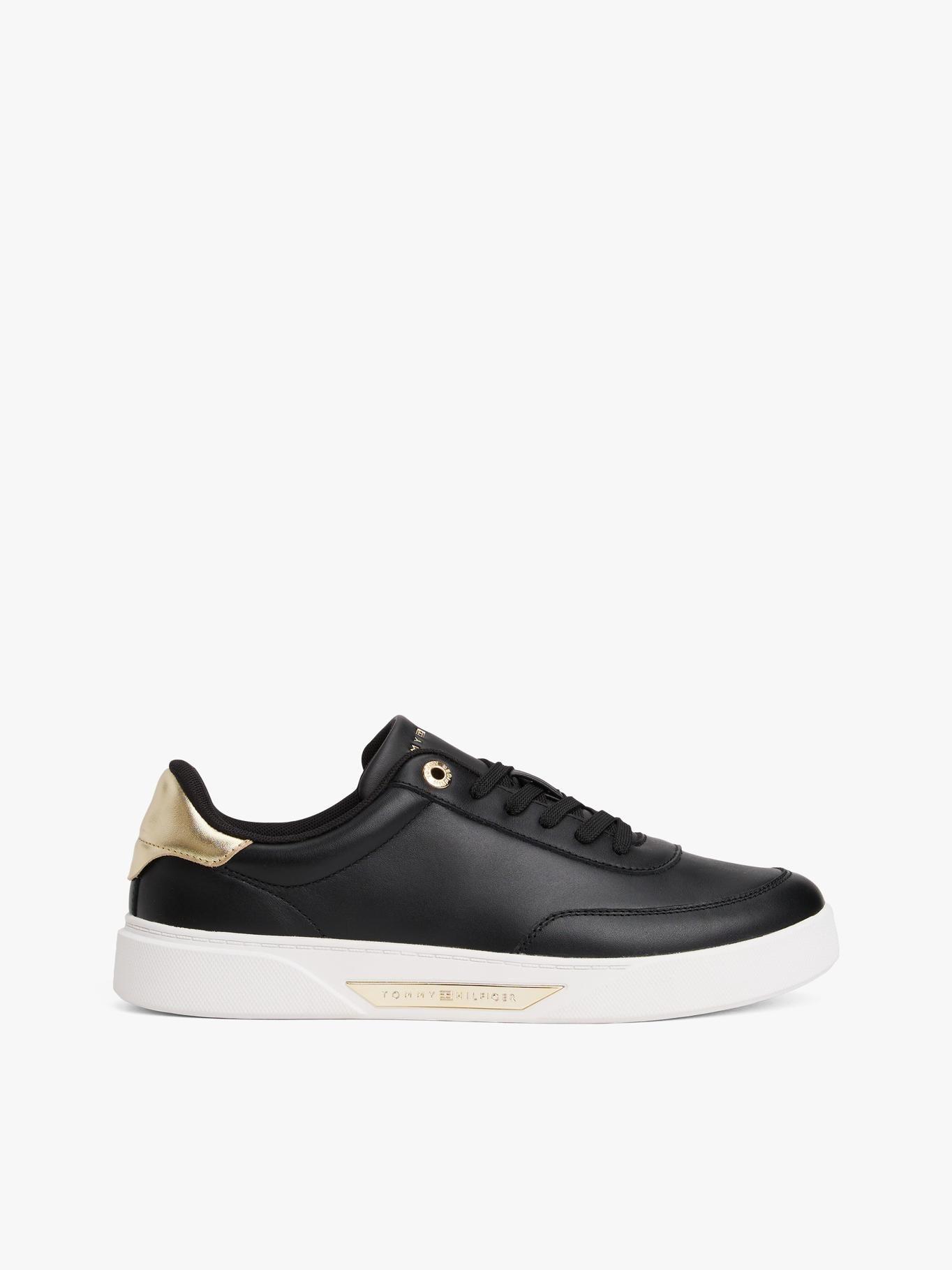 Zapatillas De Cuero Essential Chic Negro Tommy Hilfiger-5