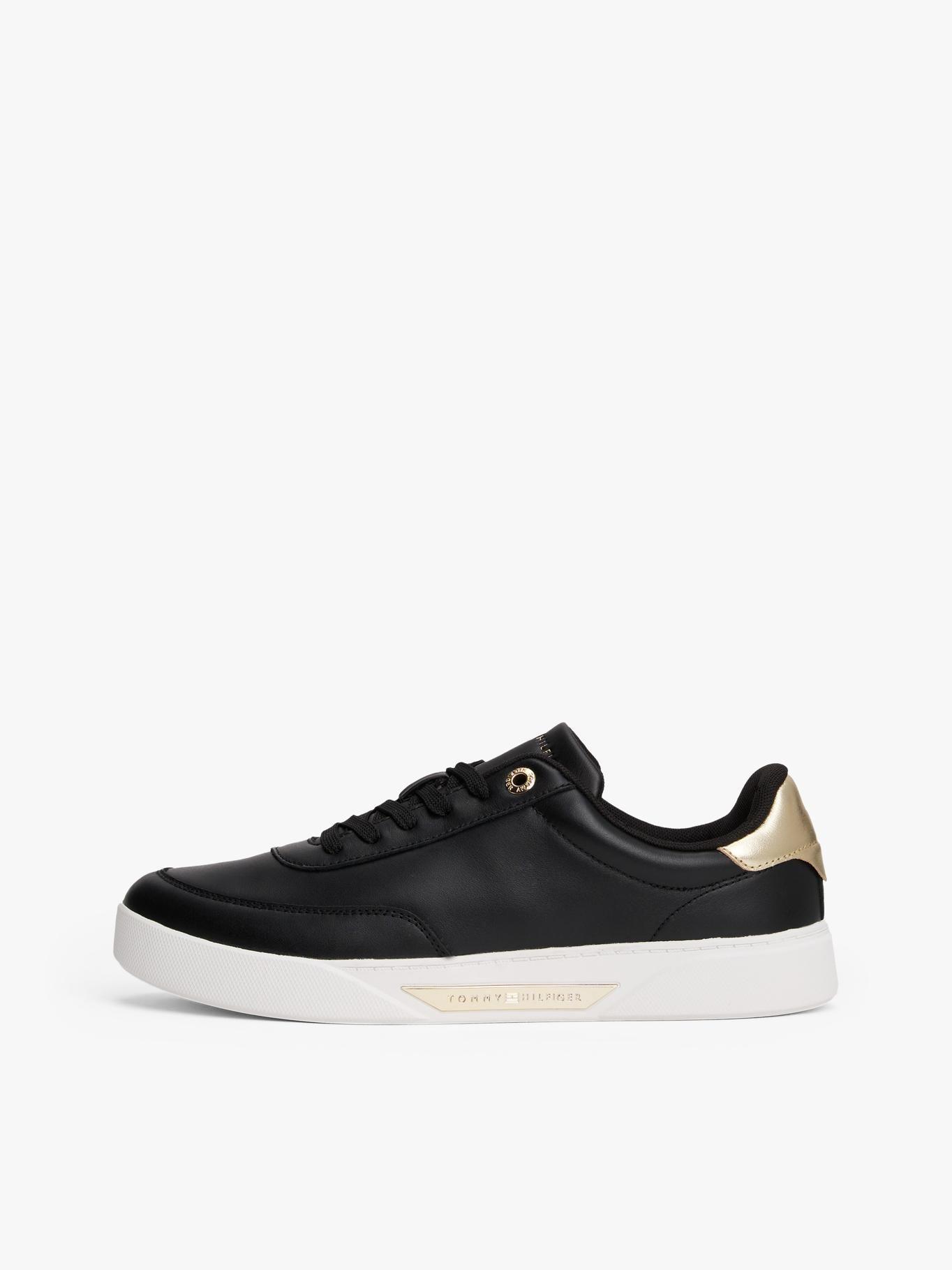 Zapatillas De Cuero Essential Chic Negro Tommy Hilfiger-6