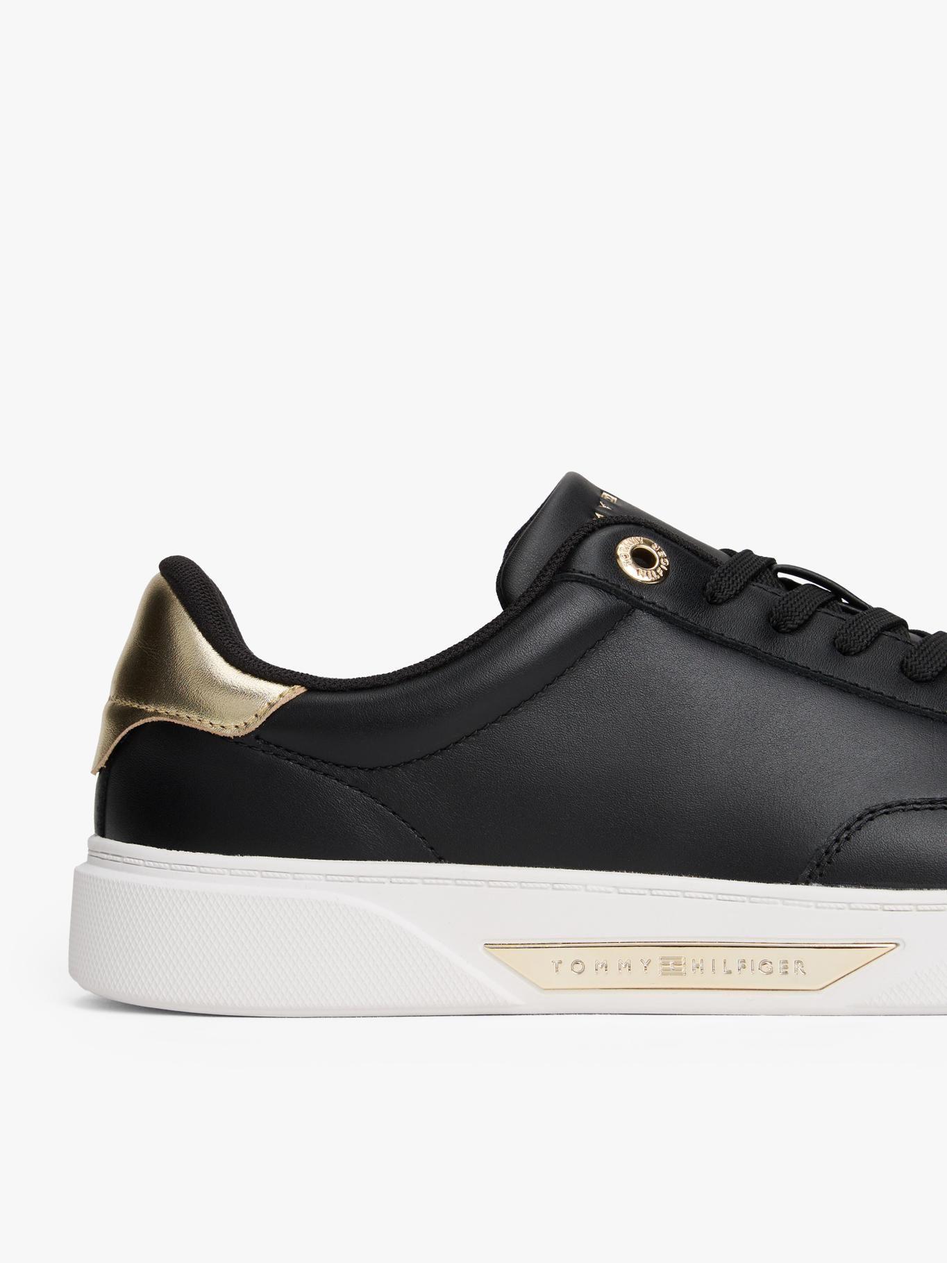 Zapatillas De Cuero Essential Chic Negro Tommy Hilfiger-7