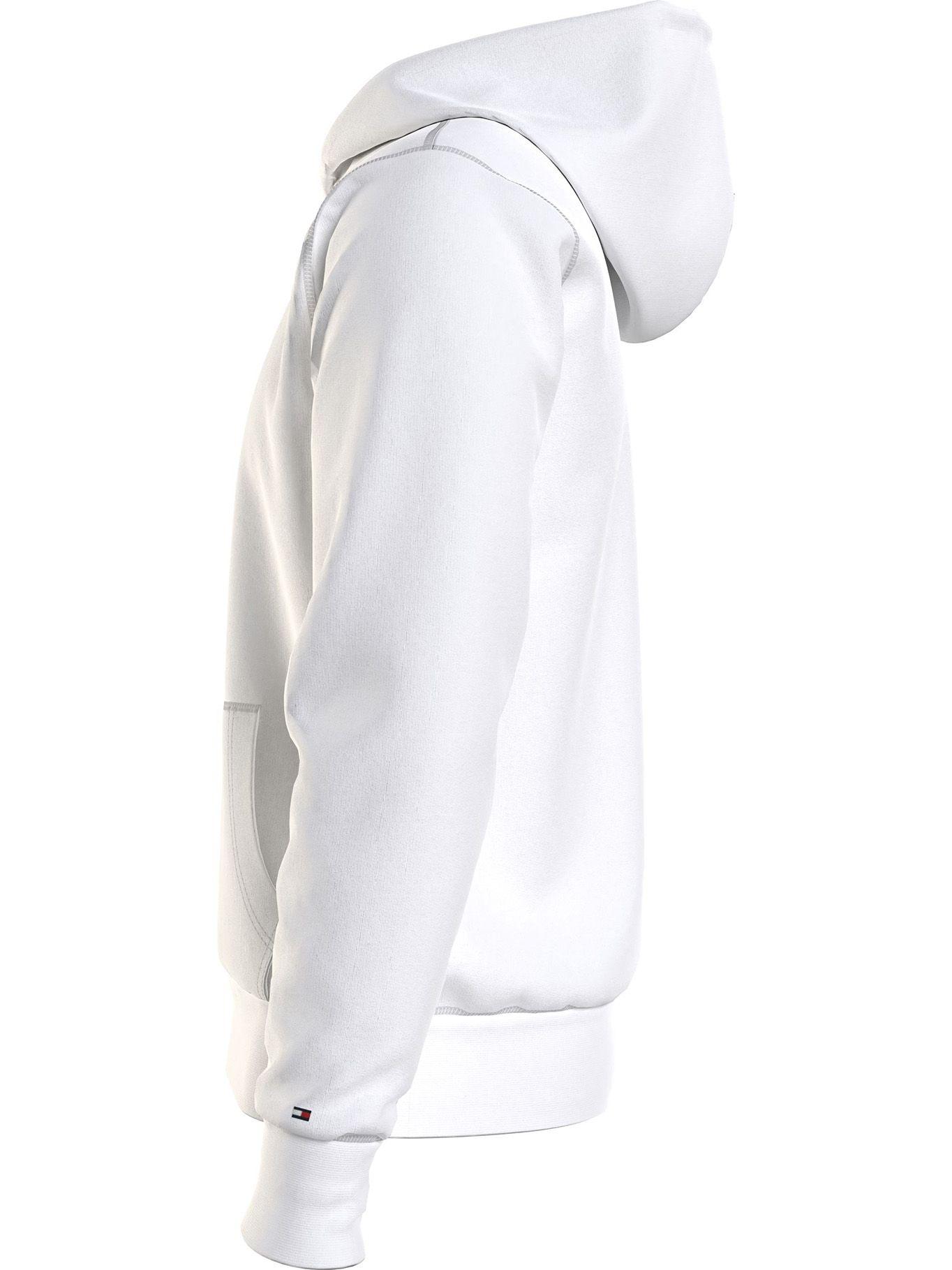 Polerón Hoodie Text Logo Blanco Tommy Hilfiger-3