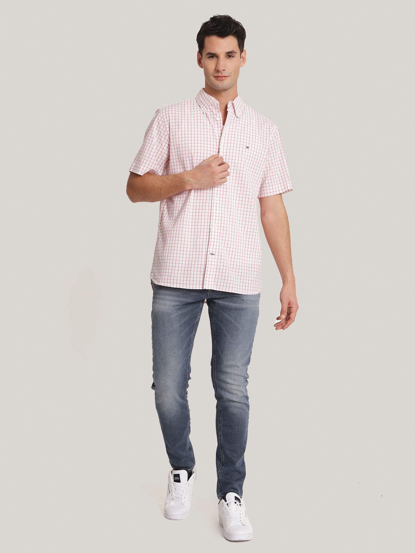 Camisa Flex Windowpane Multicolor Tommy Hilfiger-1