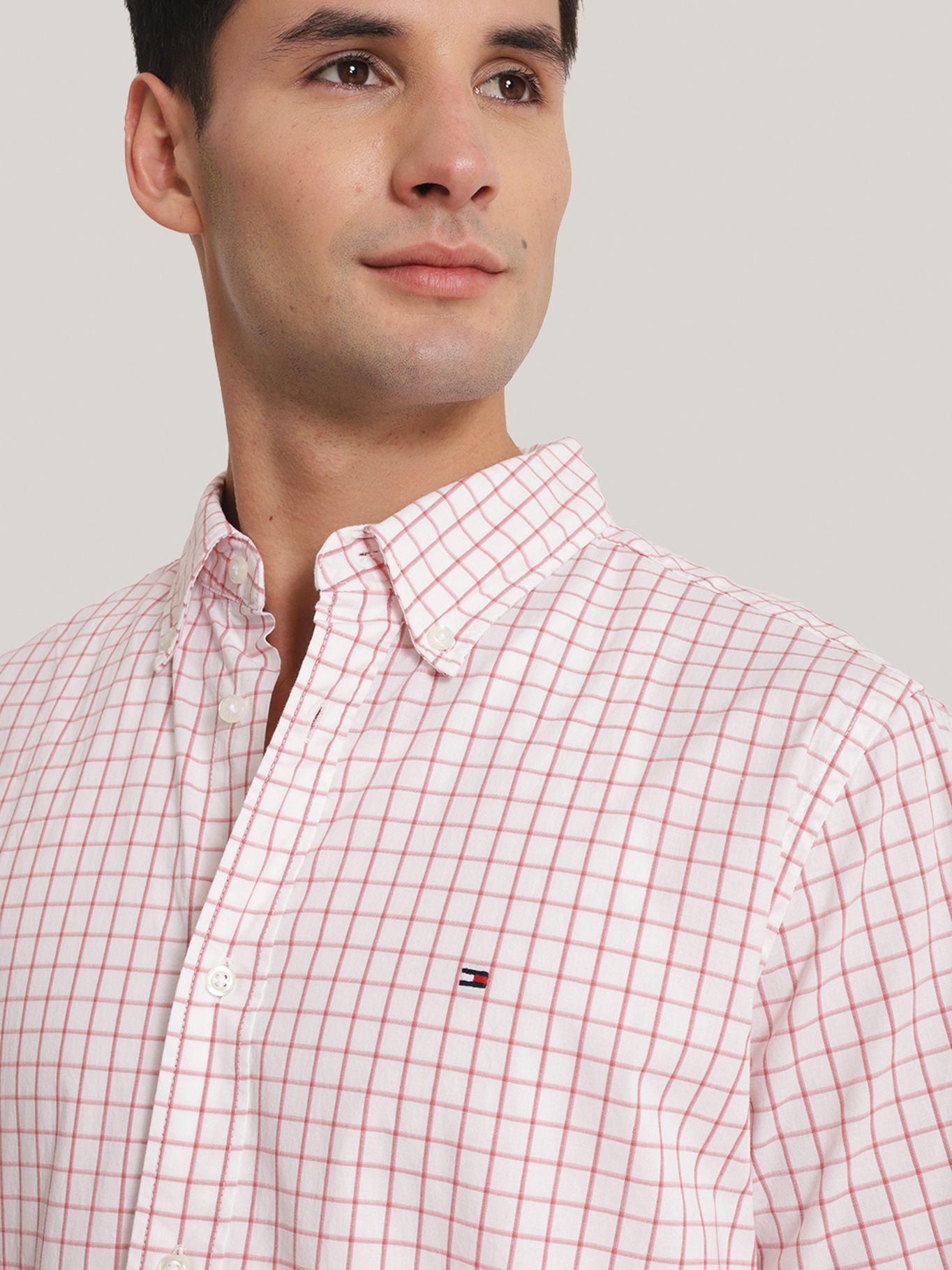 Camisa Flex Windowpane Multicolor Tommy Hilfiger-3