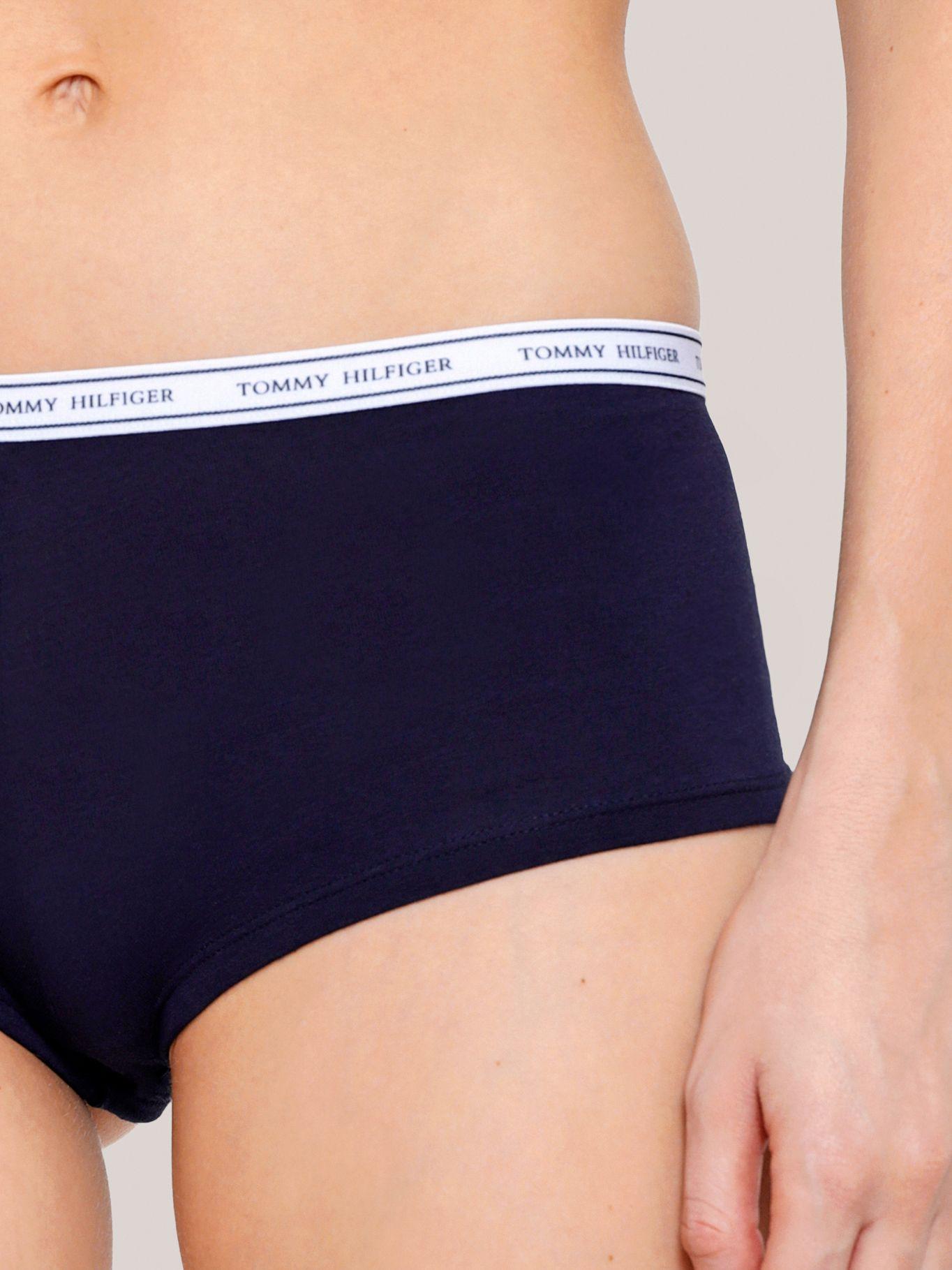 Calzón Boyshort Con Logo Azul Tommy Hilfiger-2