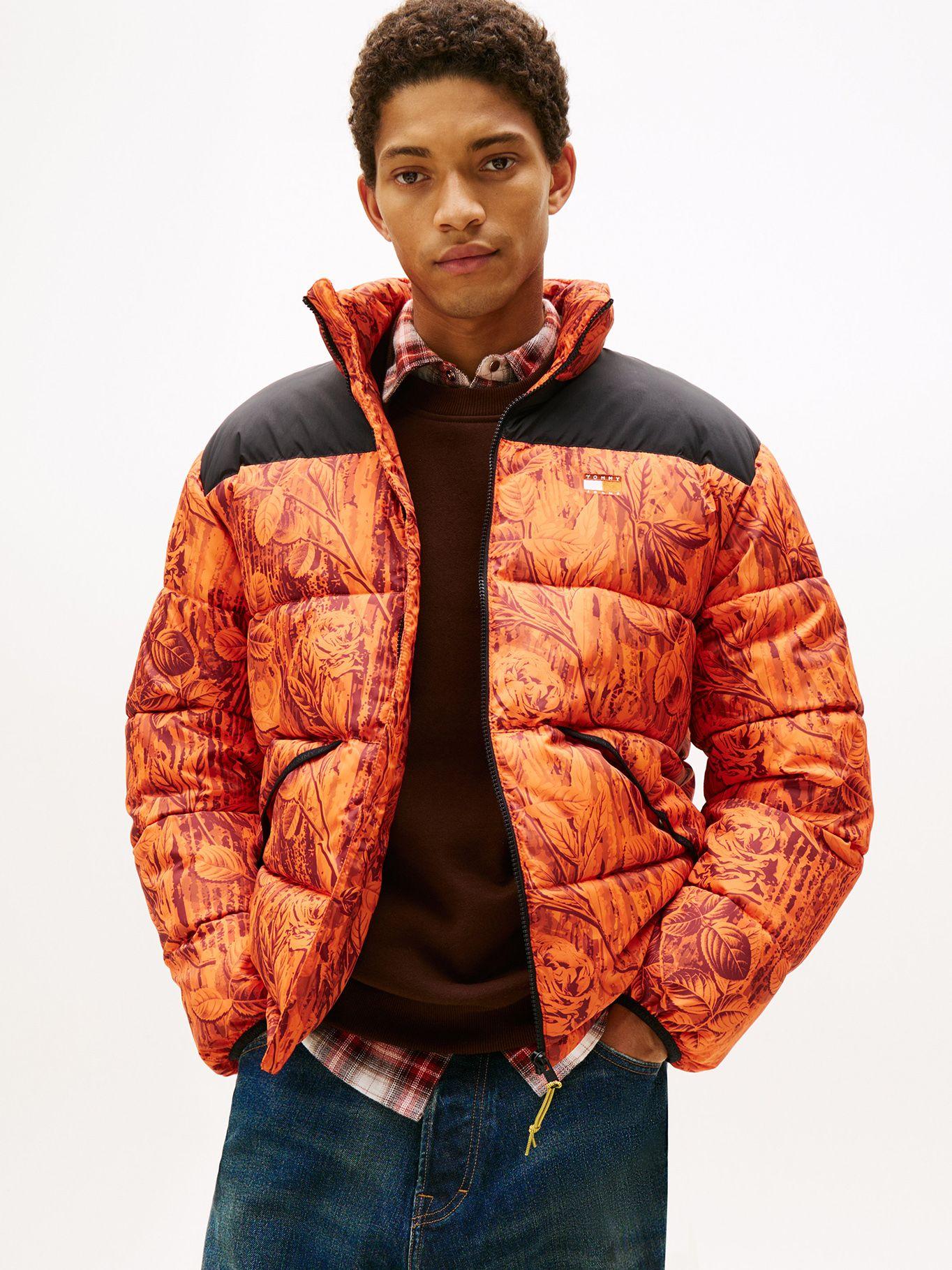 Parka Acolchada Relaxed Fit Naranja Tommy Jeans-0