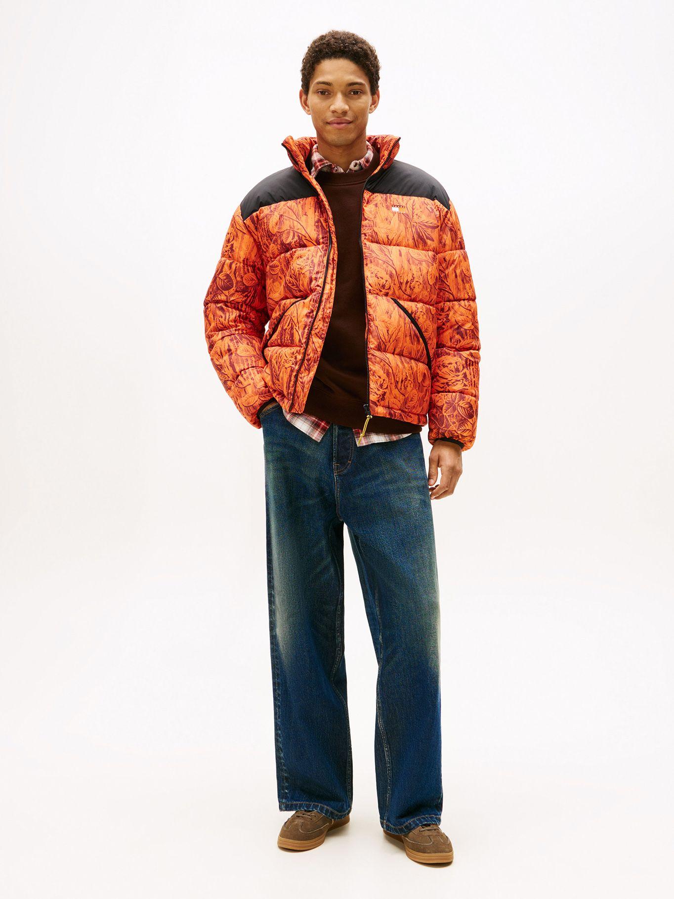 Parka Acolchada Relaxed Fit Naranja Tommy Jeans-1