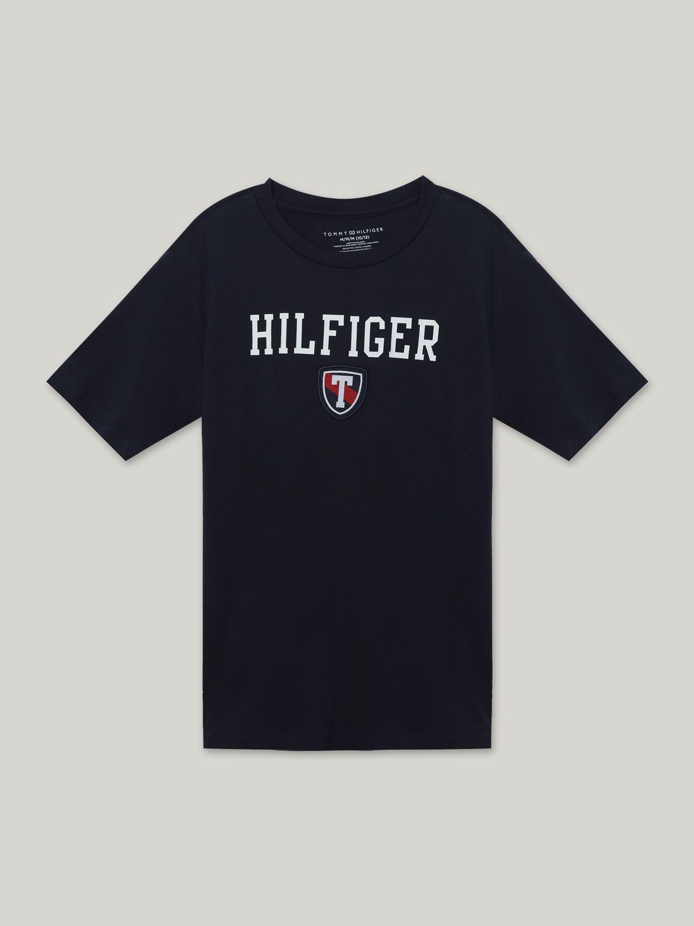 Polera De Niño Freshmen Con Logo Azul Tommy Hilfiger-0