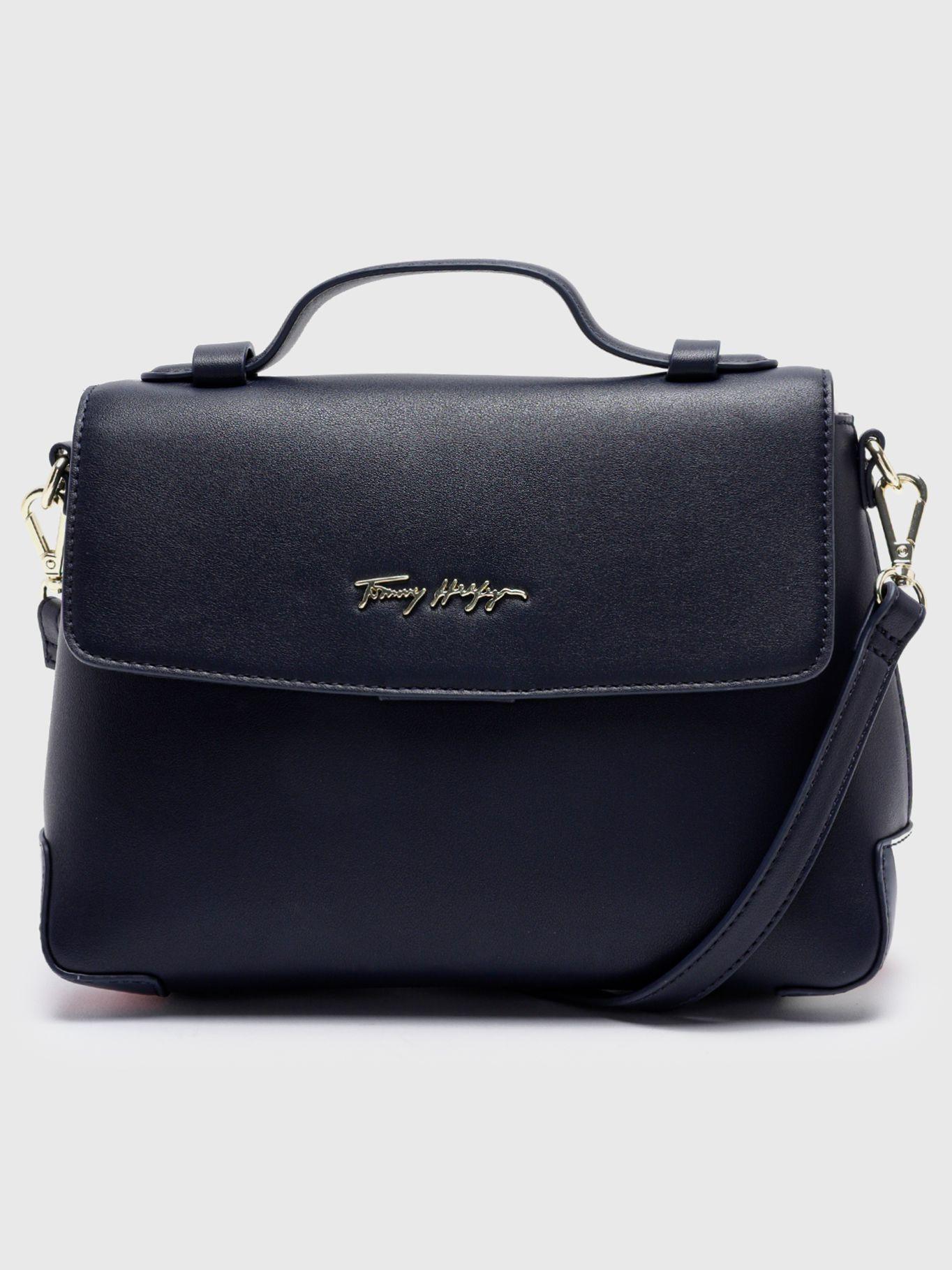 Cartera Signature Con Asas Azul Tommy Hilfiger-0