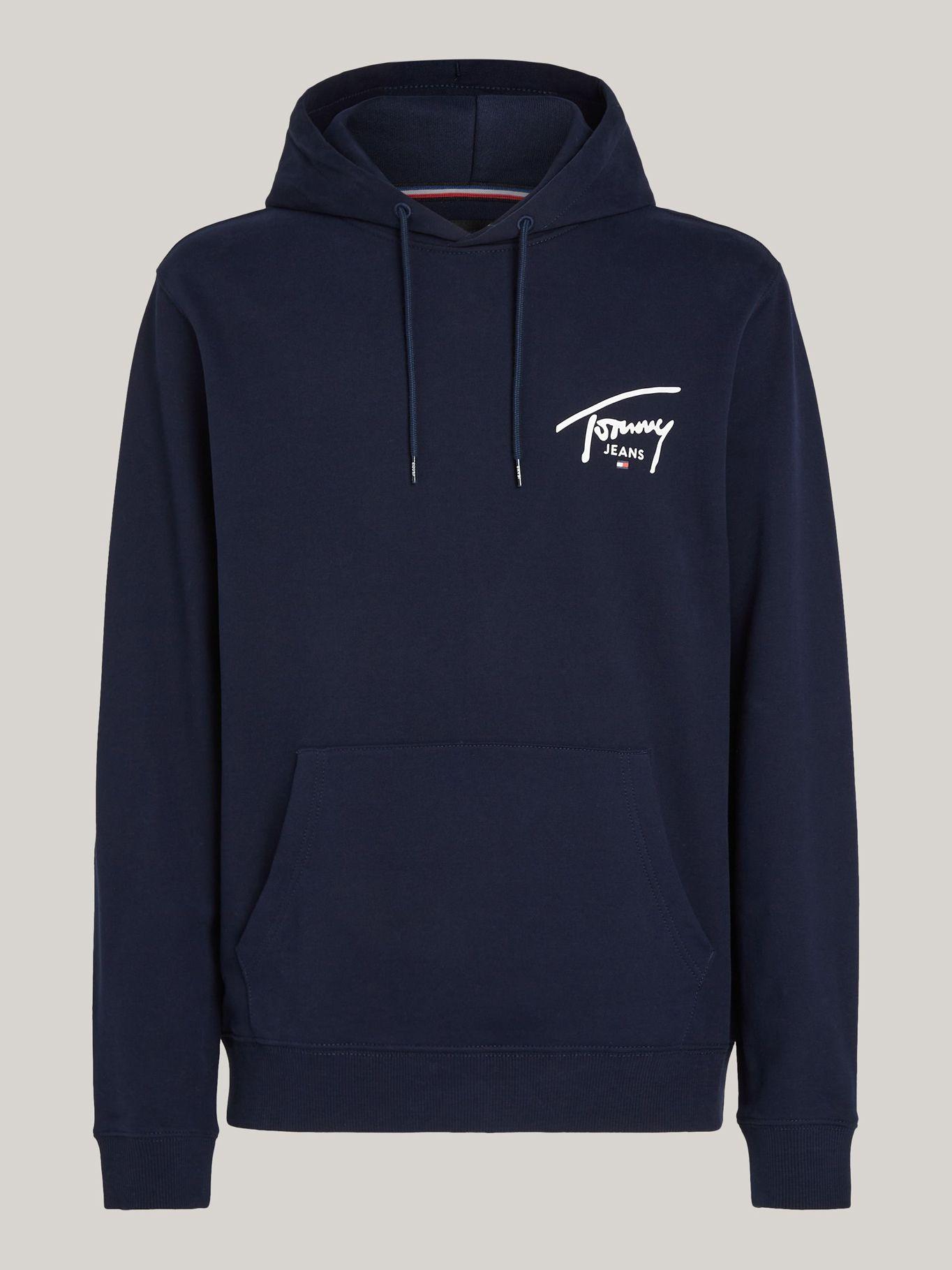 Polerón Hoodie Con Logo Distintivo Azul Tommy Jeans-4