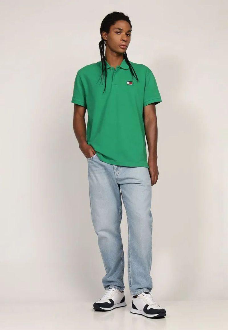 Polo Regular Fit Con Parche Verde Tommy Jeans-1
