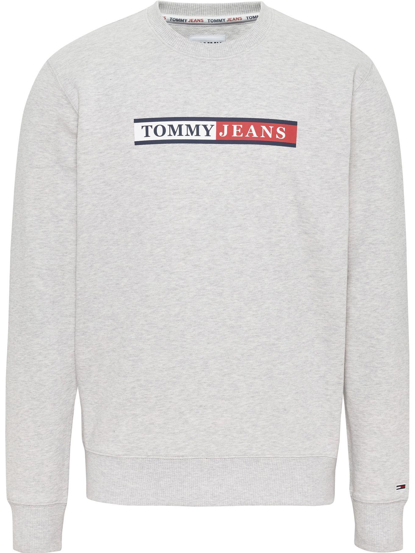 Polerón Essential Graphic Gris Tommy Jeans-0