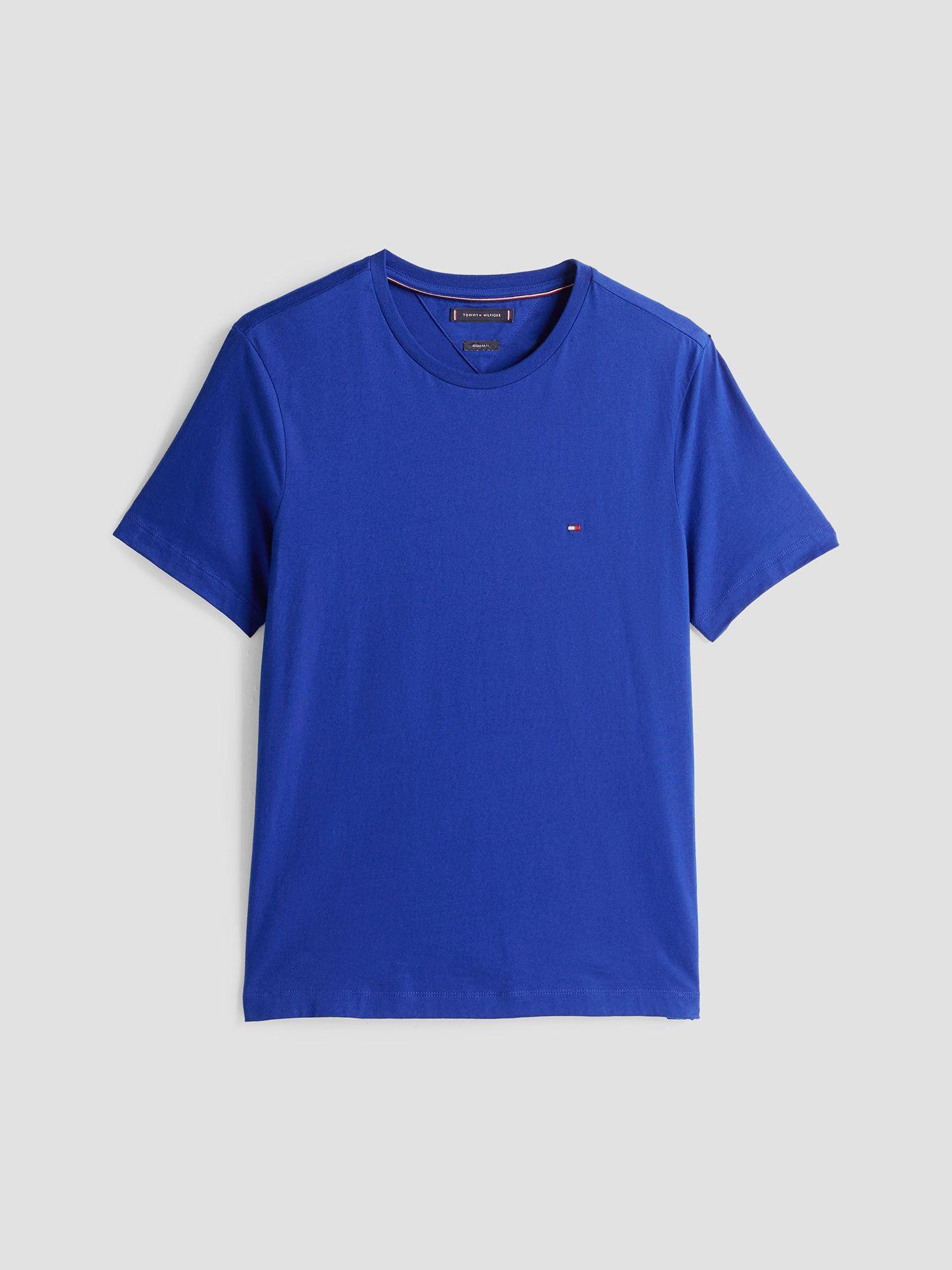 Polera C-Neck Regular Fit D03 Azul Tommy Hilfiger-4