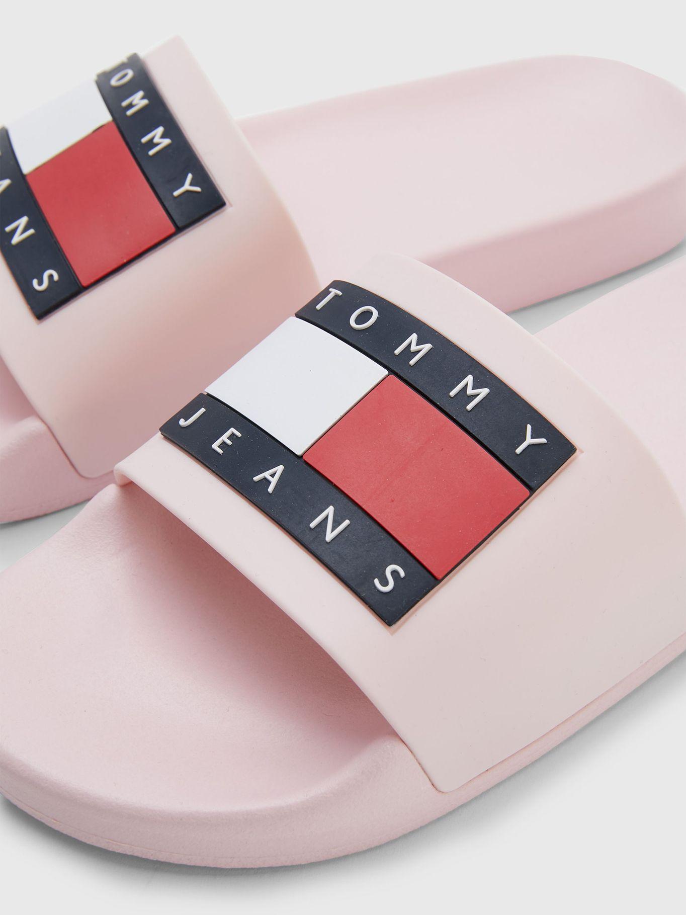 Sandalias Acolchadas Big Logo Rosado Tommy Hilfiger-2