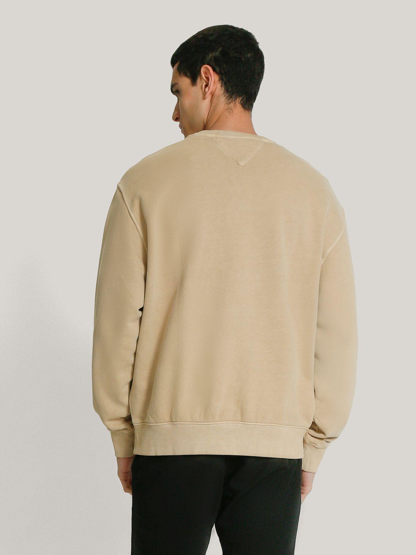 Polerón Relaxed Con Efecto Lavado Beige Tommy Jeans-3