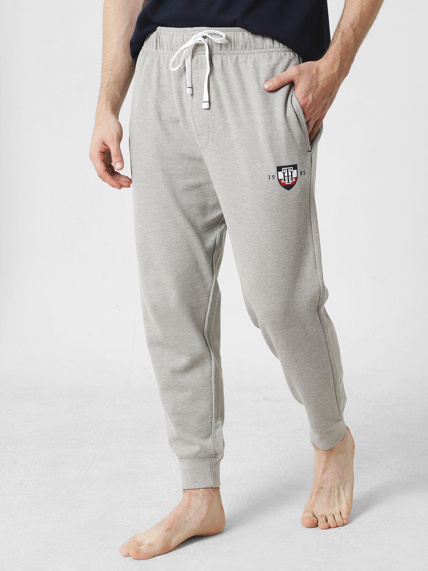 Pijama Jogger Largo Gris Tommy Hilfiger-0