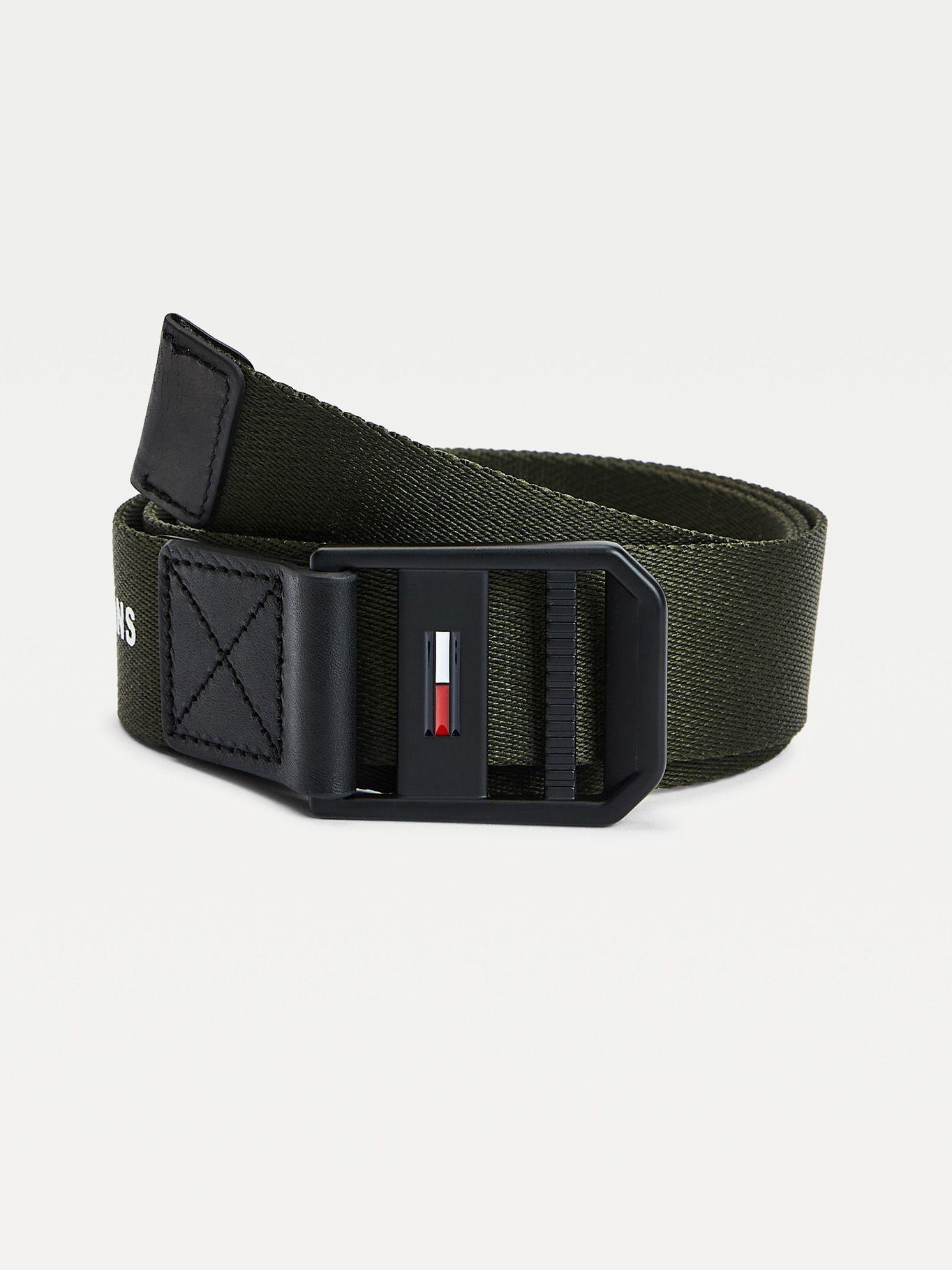 Cinturón Webbing Verde Tommy Hilfiger F2-0