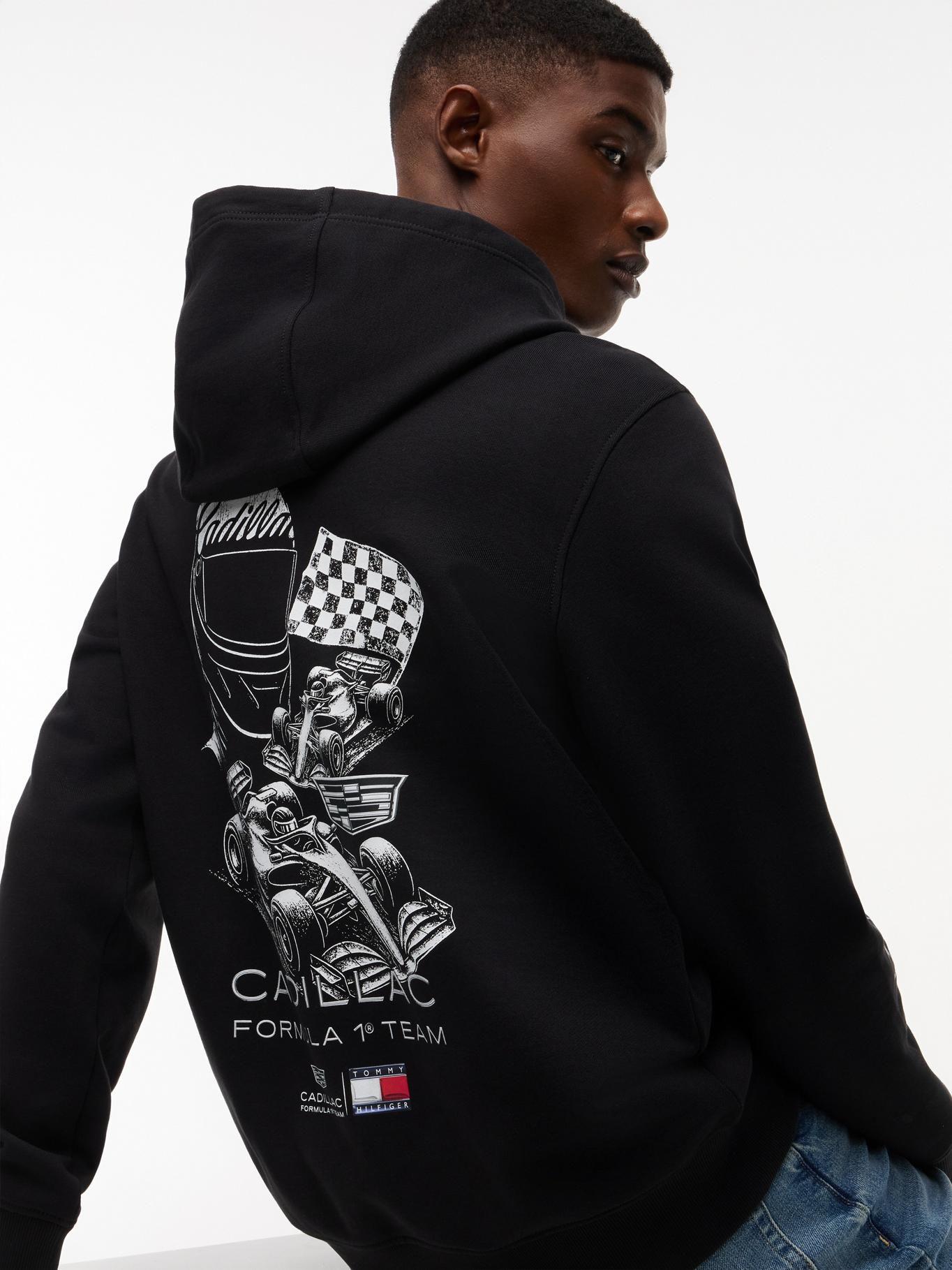Polerón Hoodie TH x Cadillac F1 BDS Negro Tommy Hilfiger-7