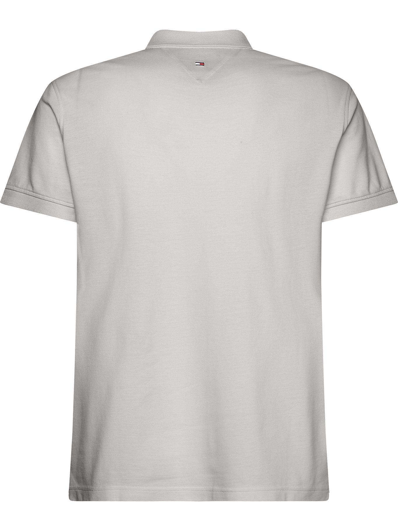 Polo Chest Logo Regular Fit Gris Tommy Hilfiger-1