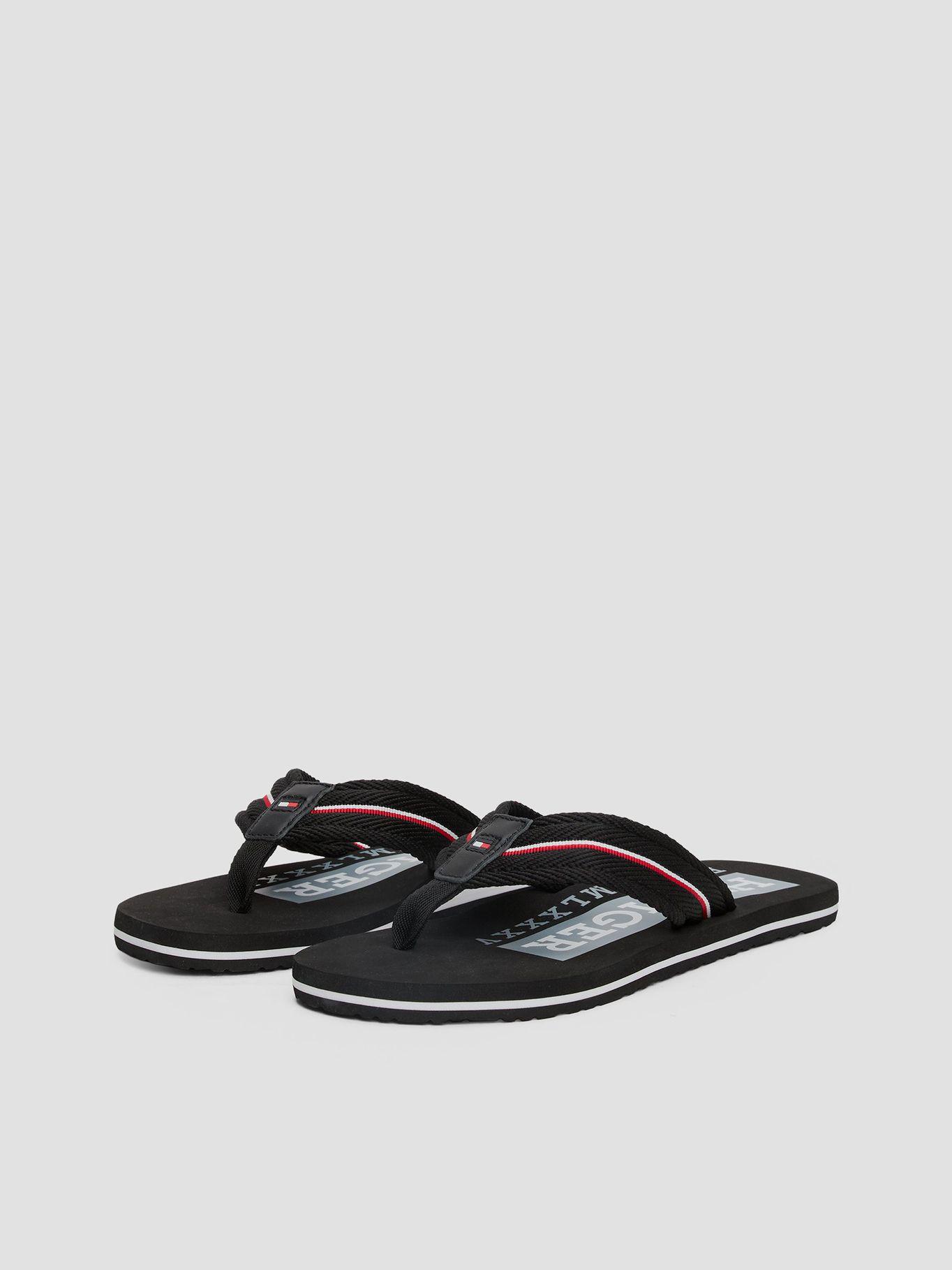 Sandalias Con Cinta Distintiva Negro Tommy Hilfiger-0