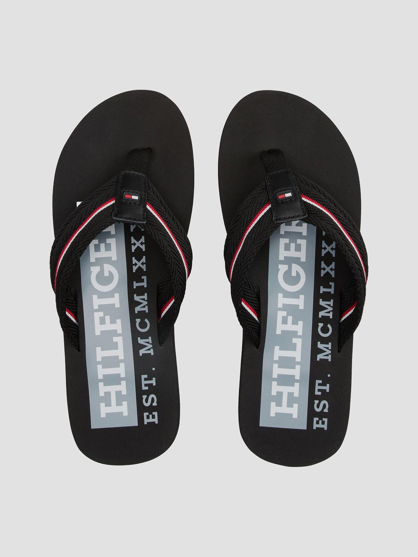 Sandalias Con Cinta Distintiva Negro Tommy Hilfiger-2