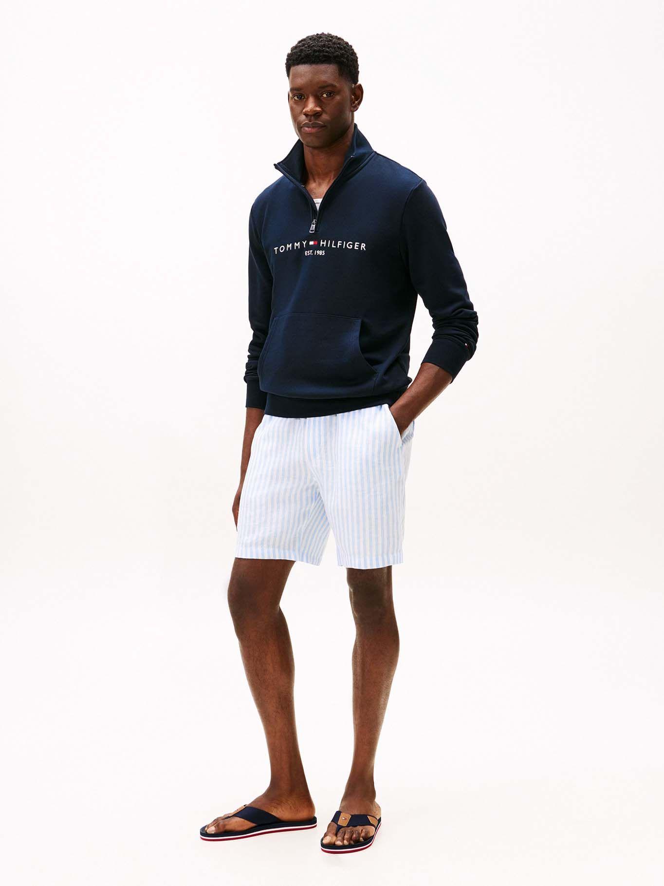 Sandalias Con Logo Engomado Azul Tommy Hilfiger-1