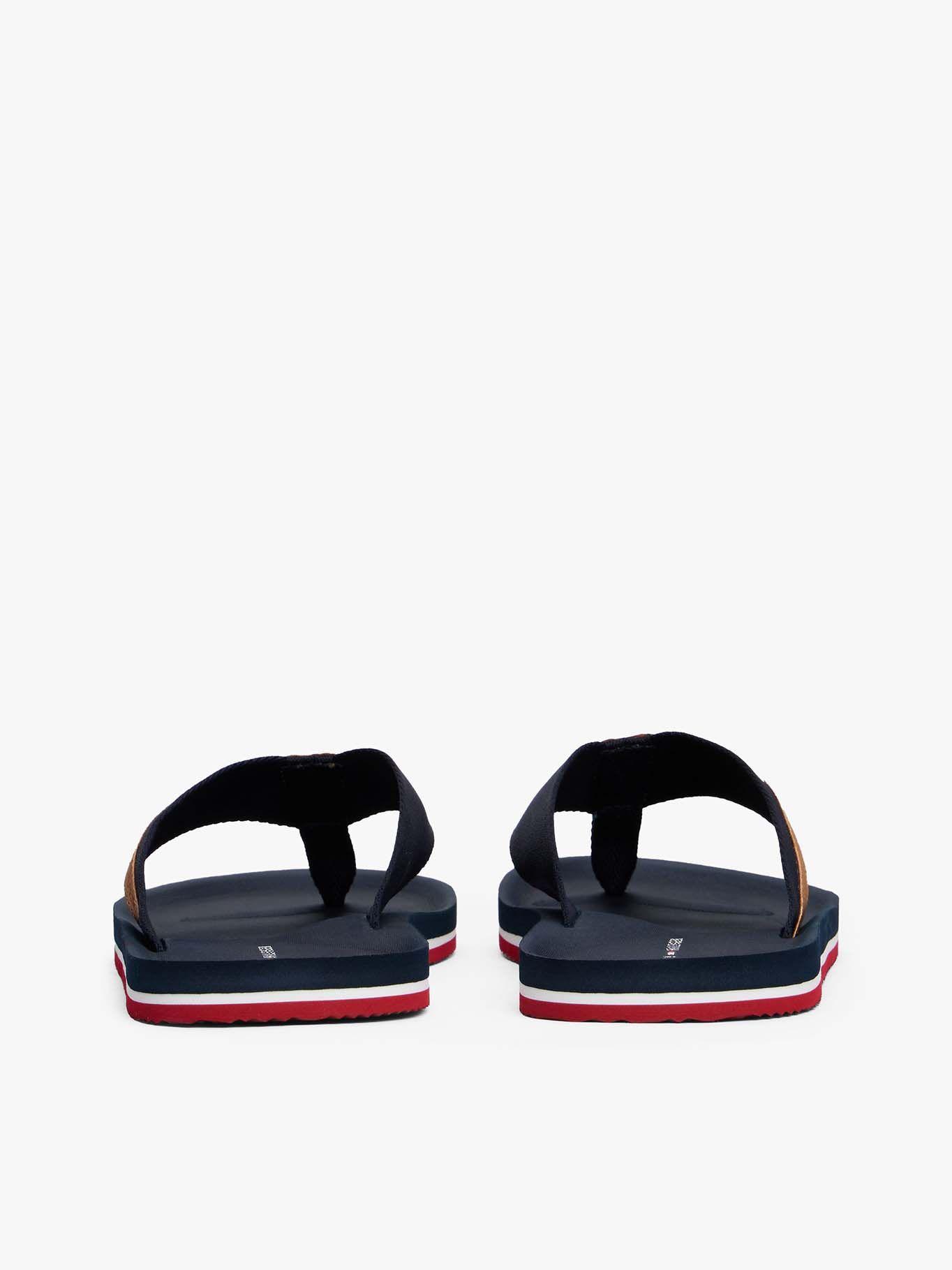 Sandalias Con Logo Engomado Azul Tommy Hilfiger-2