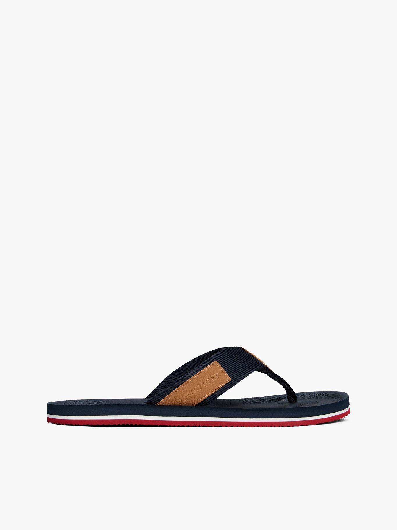 Sandalias Con Logo Engomado Azul Tommy Hilfiger-5