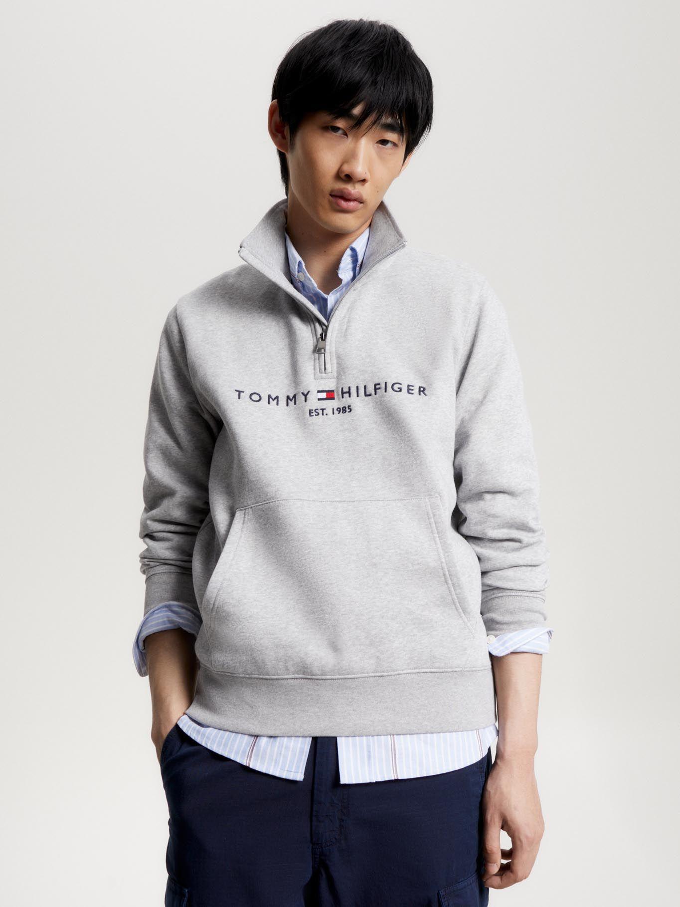 Polerón De Cuello Alto Gris Tommy Hilfiger-0