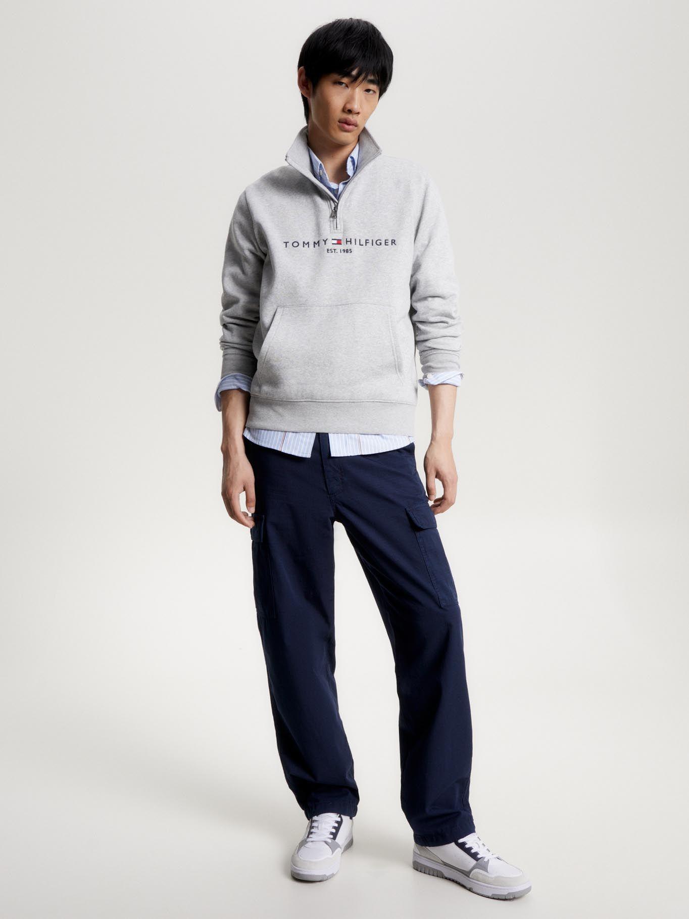 Polerón De Cuello Alto Gris Tommy Hilfiger-1