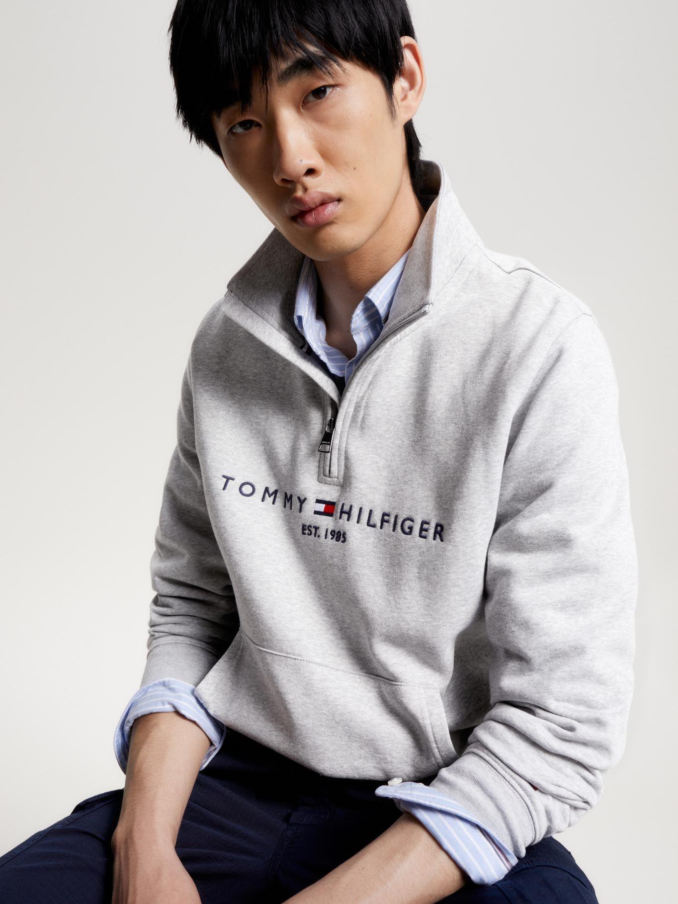 Polerón De Cuello Alto Gris Tommy Hilfiger-2