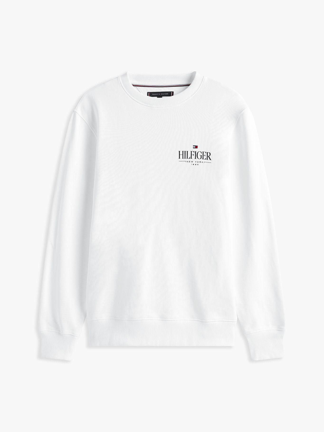 Polerón Stacked Con Logo Blanco YBR Tommy Hilfiger-4