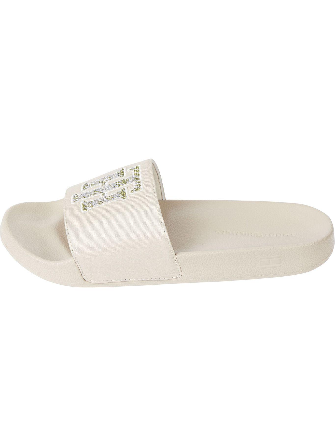 Sandalias Th Logo Beige Tommy Hilfiger-0