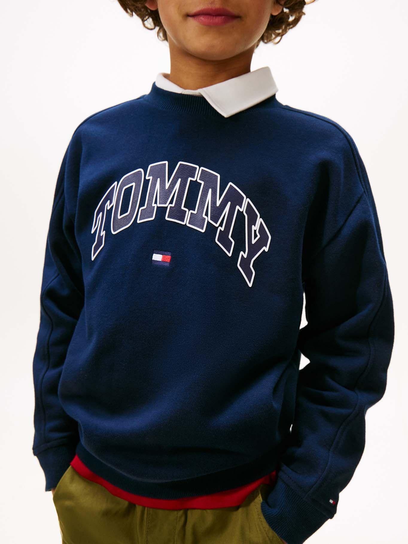 Polerón Varsity Print Azul Tommy Hilfiger-3