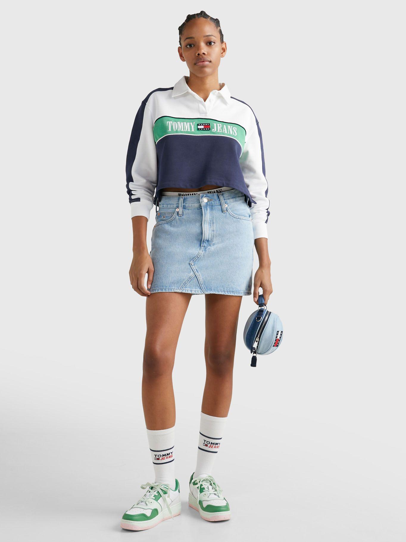 Minifalda Denim Izzie Azul Tommy Jeans-1