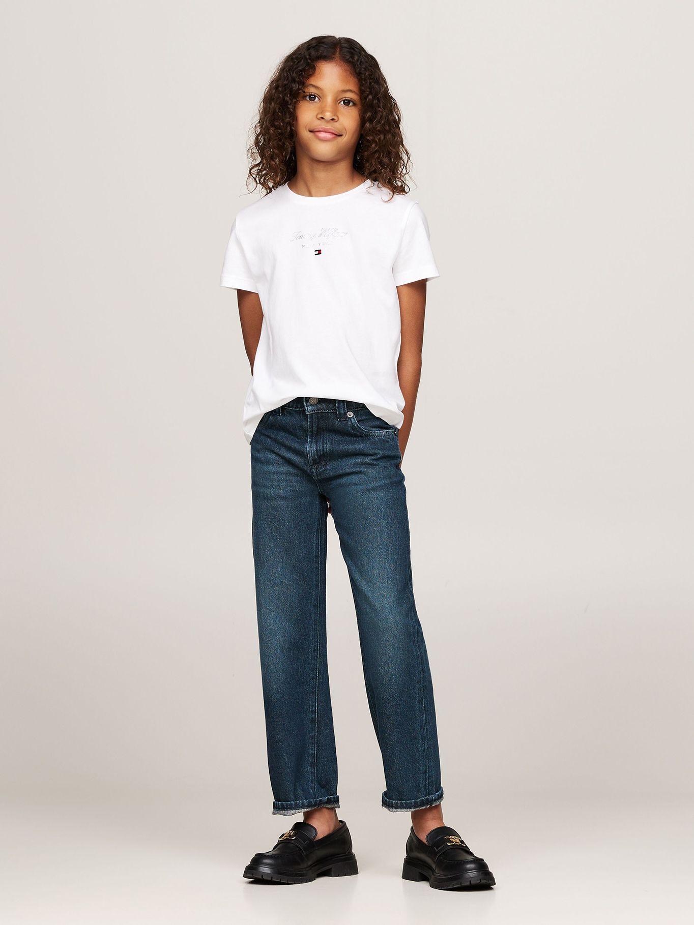 Polera De Niña Con Logo Nyc Blanco Tommy Hilfiger-1